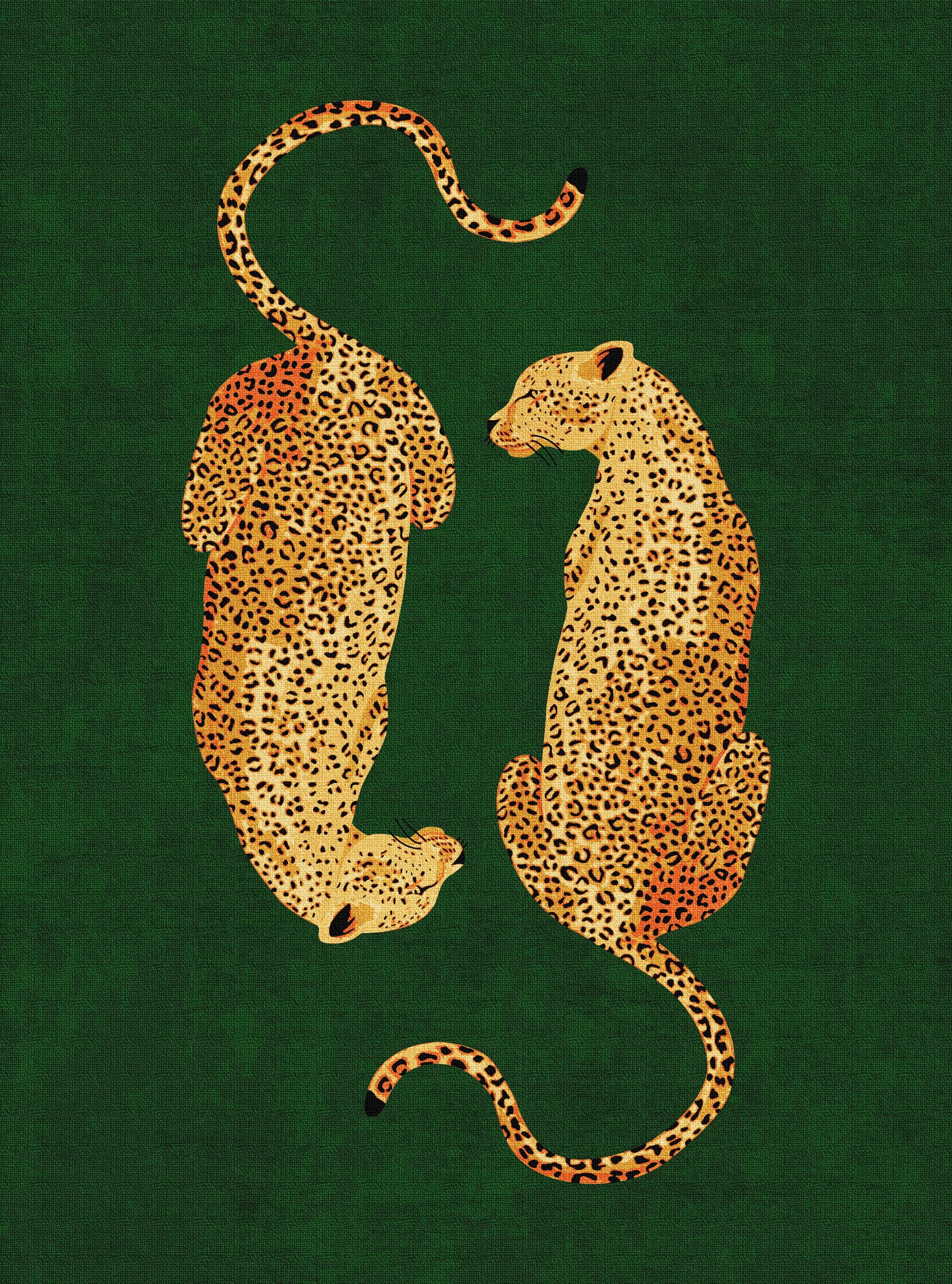 Sandy Tappeto chic con motivo leopardato