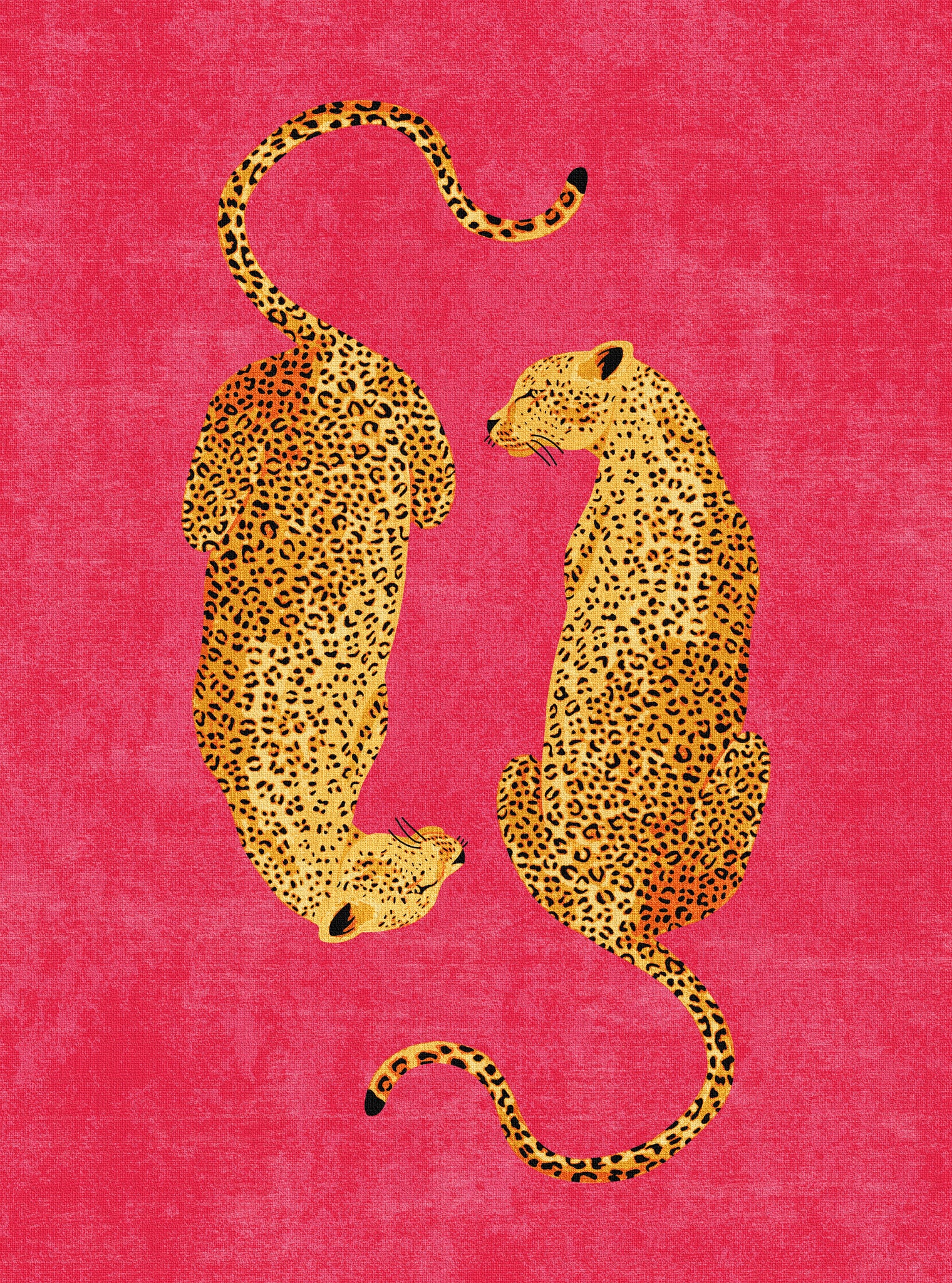 Sandy Alfombra con estampado de leopardo