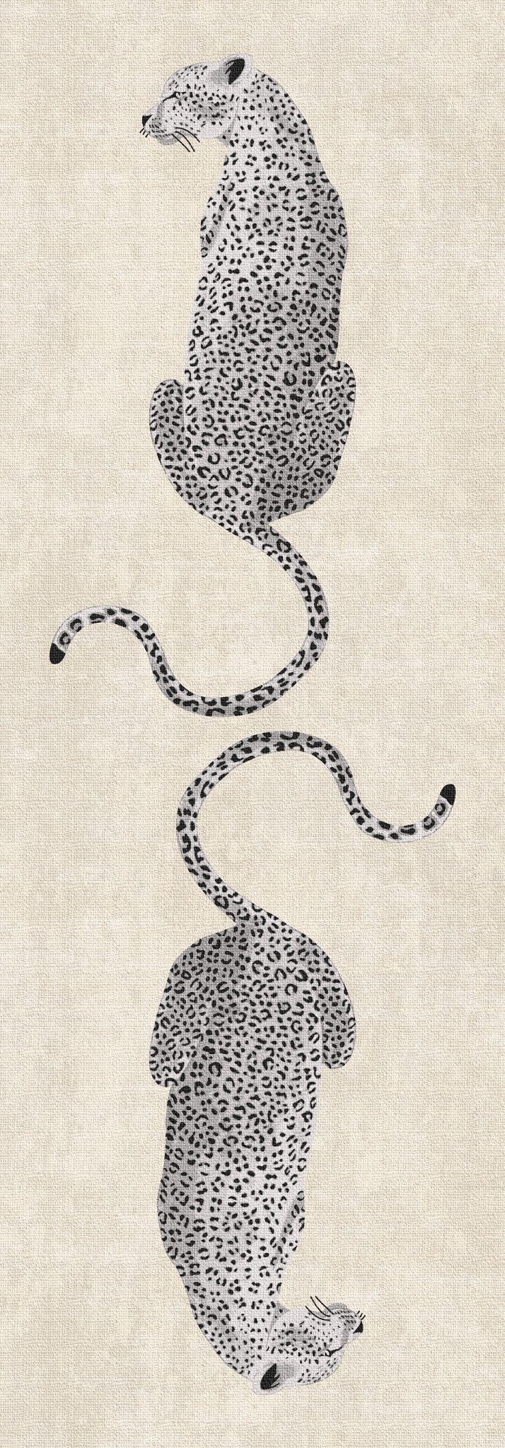 Sandy Alfombra con estampado de leopardo