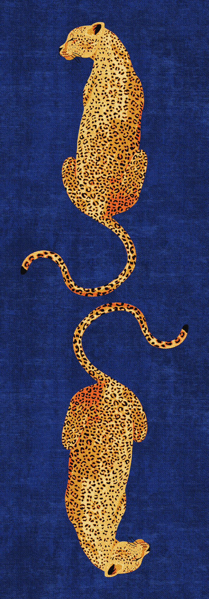 Sandy Alfombra con estampado de leopardo