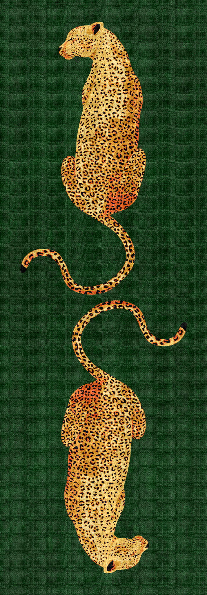 Sandy Tappeto chic con motivo leopardato