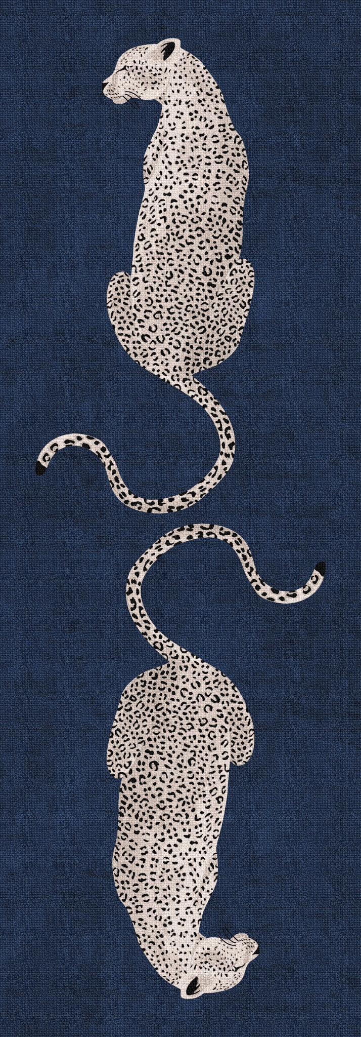 Sandy Tappeto chic con motivo leopardato