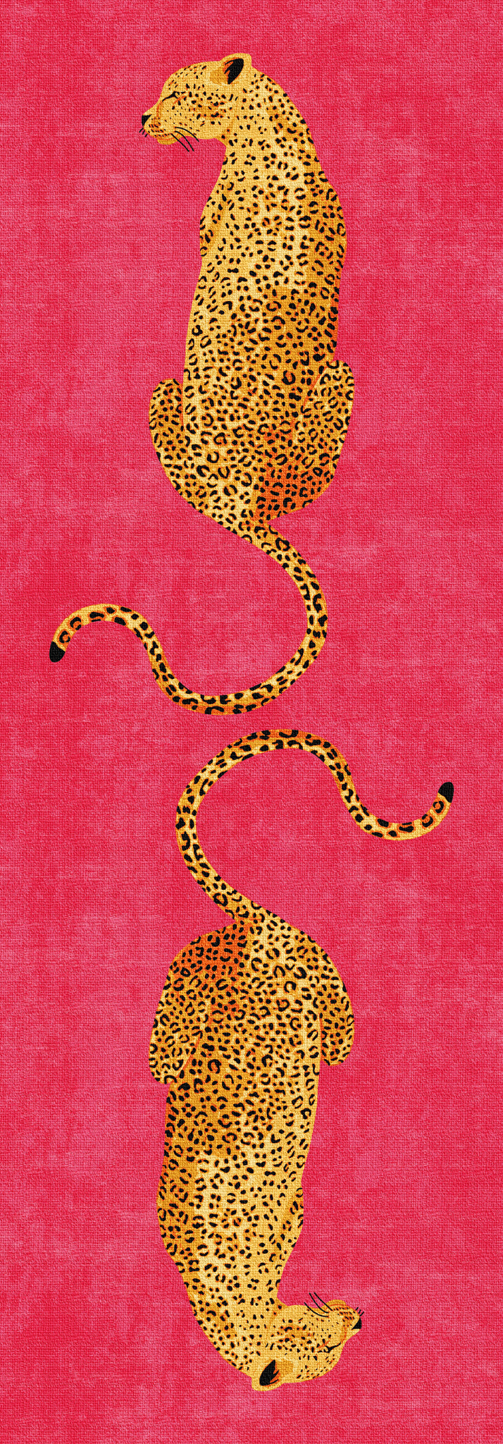 Sandy Alfombra con estampado de leopardo