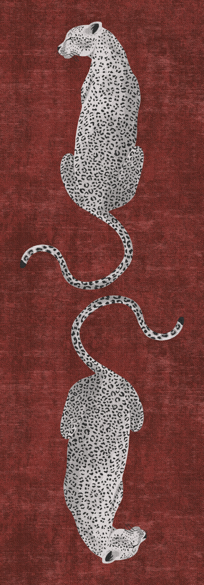 Sandy Alfombra con estampado de leopardo