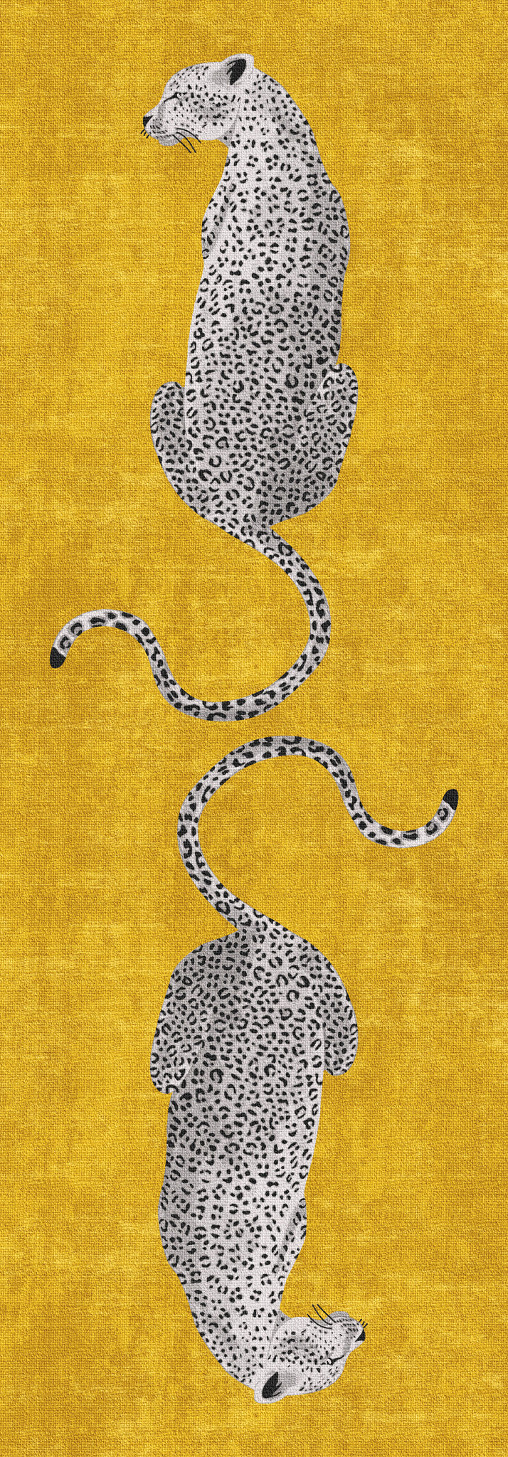 Sandy Alfombra con estampado de leopardo