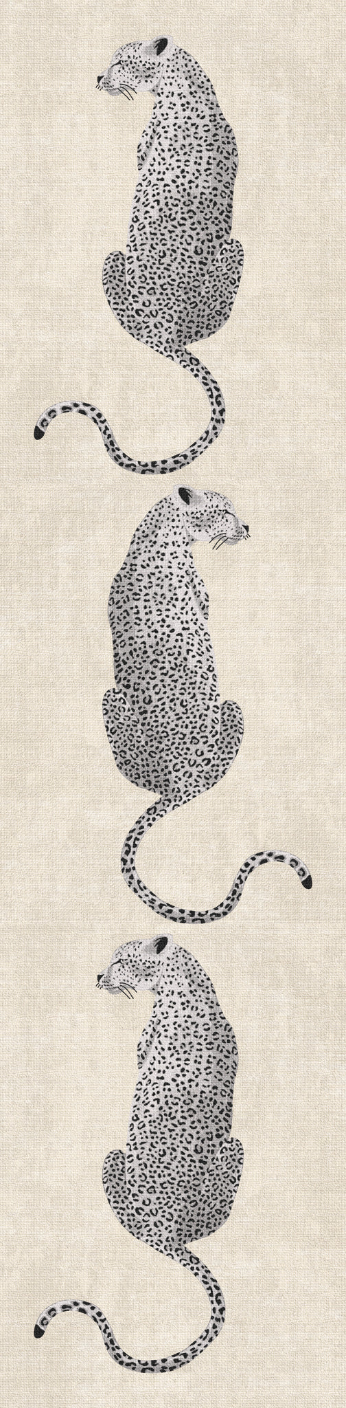 Sandy Tappeto chic con motivo leopardato