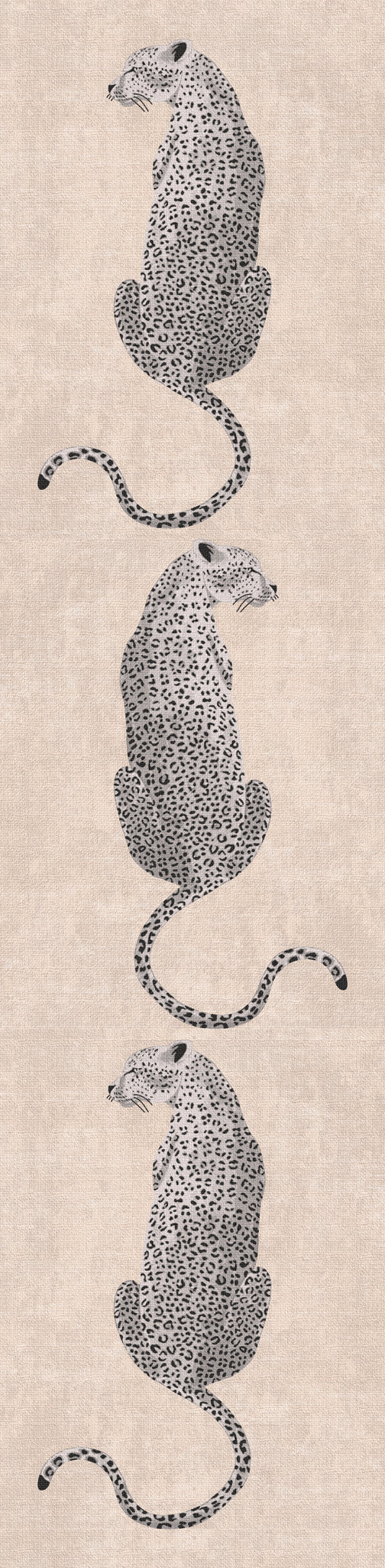 Sandy Alfombra con estampado de leopardo