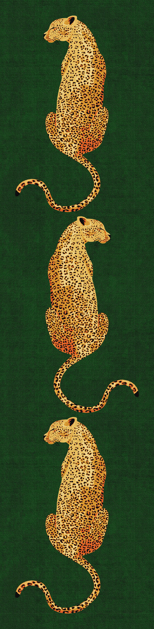 Sandy Tappeto chic con motivo leopardato