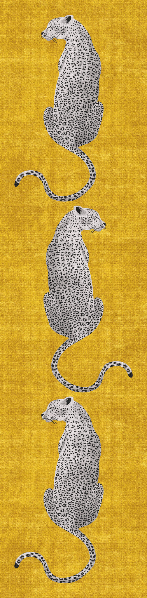 Sandy Tappeto chic con motivo leopardato