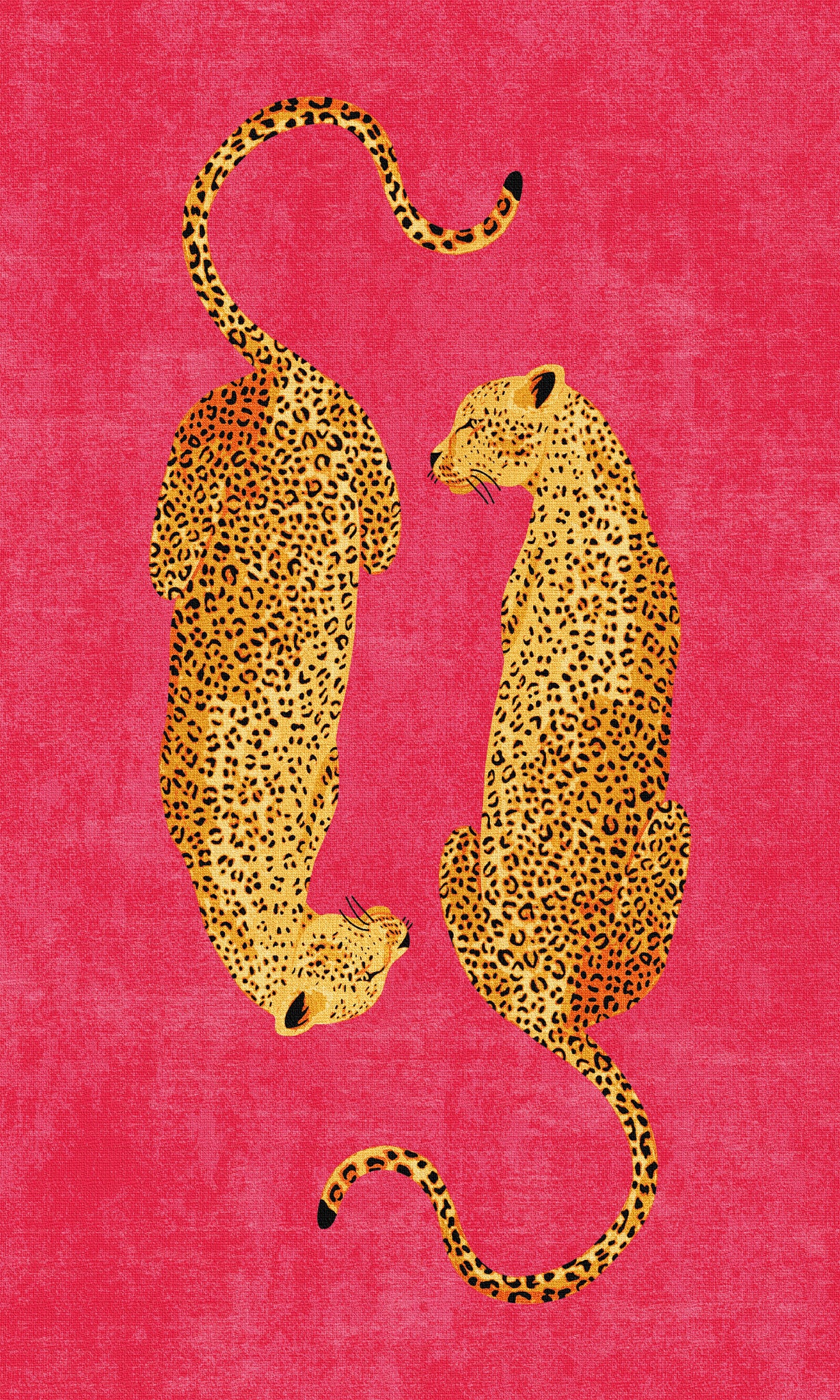 Sandy Tappeto chic con motivo leopardato