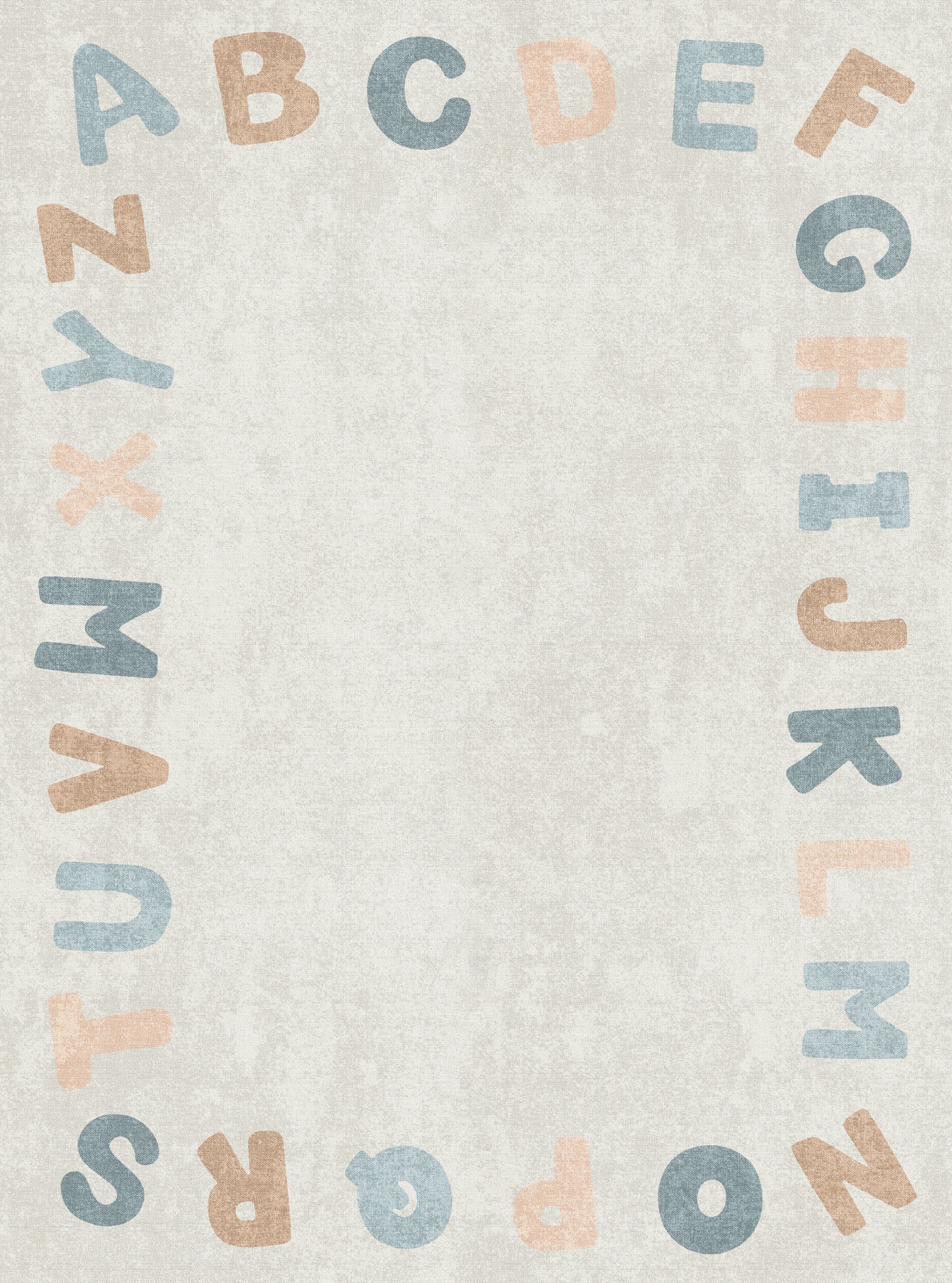 Izzy Χαλί με αλφάβητο στα σύνορα