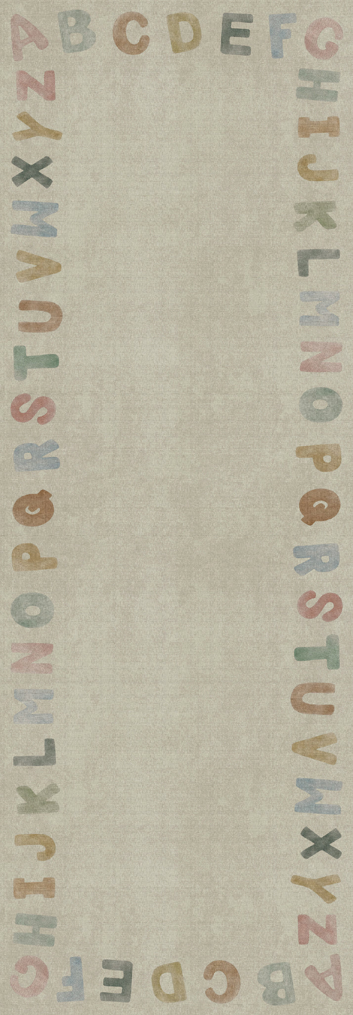 Izzy Alfabetet Border Matta