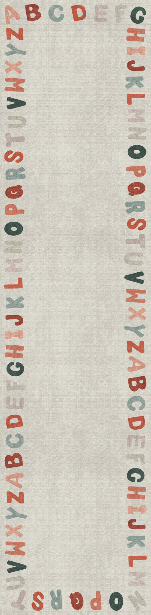 Izzy Χαλί με αλφάβητο στα σύνορα