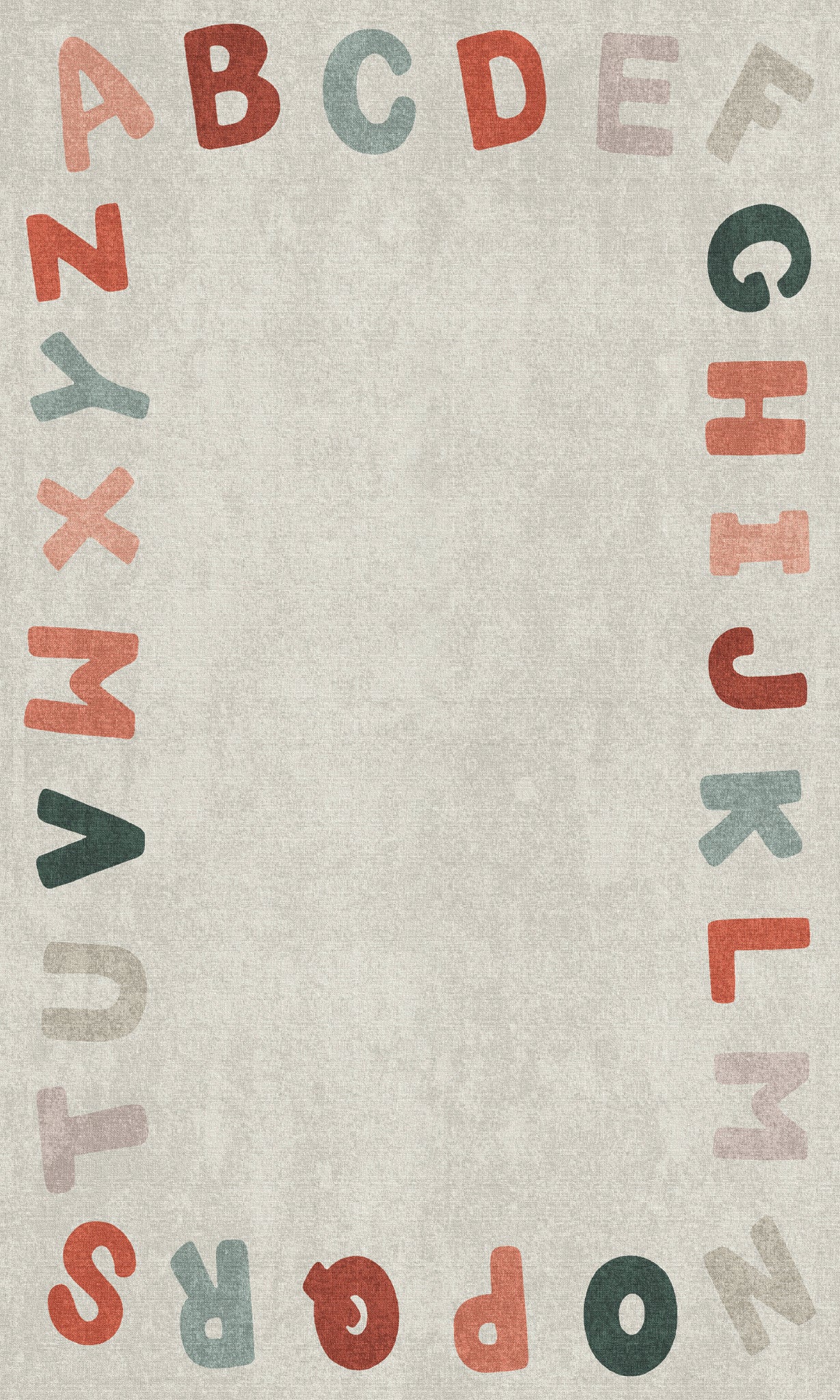 Izzy Alfabetet Border Matta