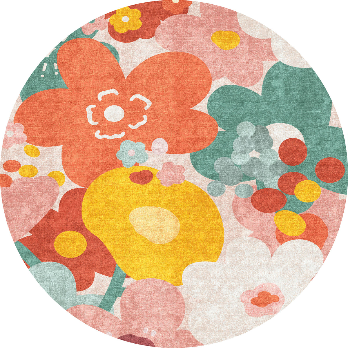 Lou Vibrant Bloom Rug