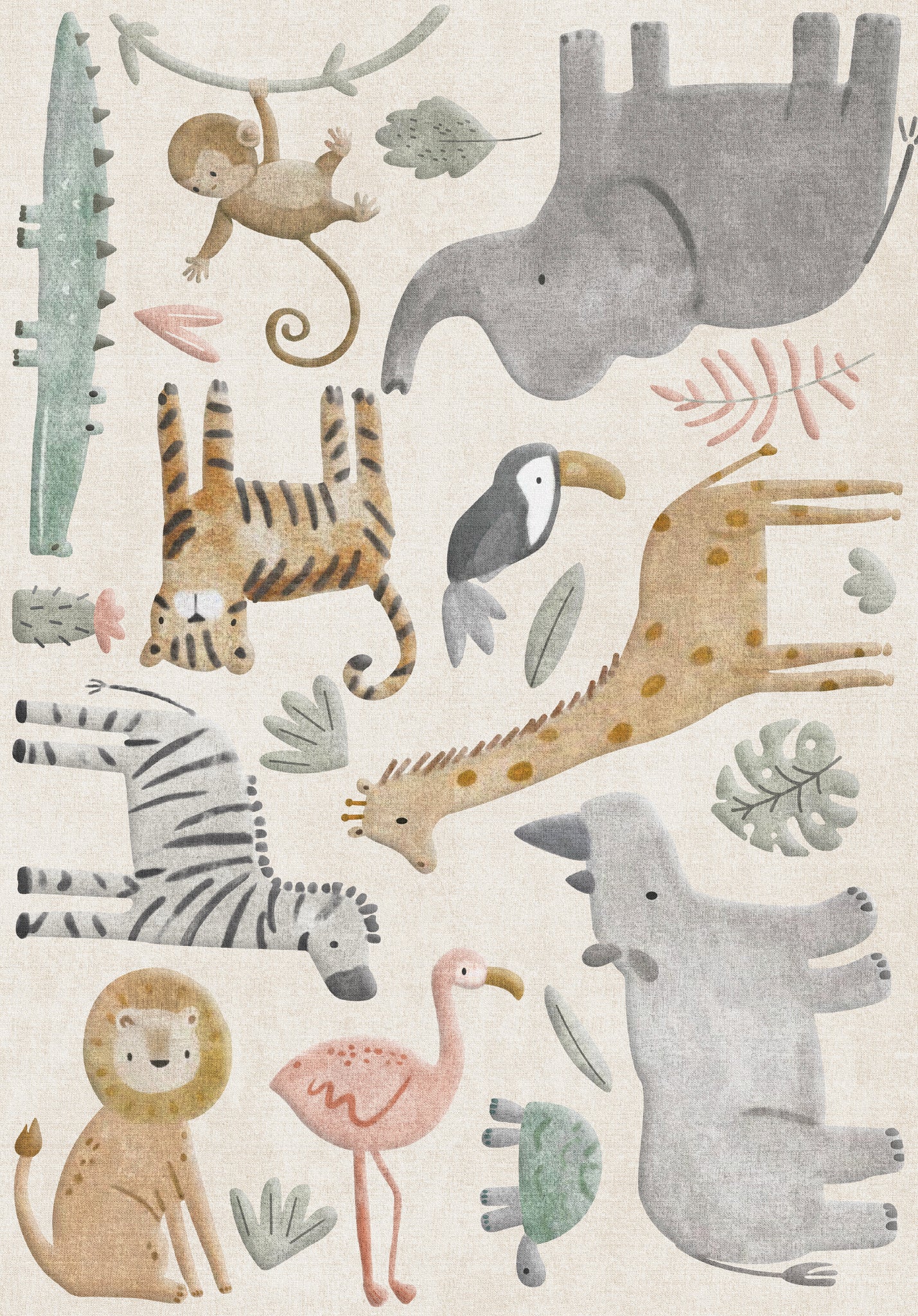 Reese Hravý koberec Safari