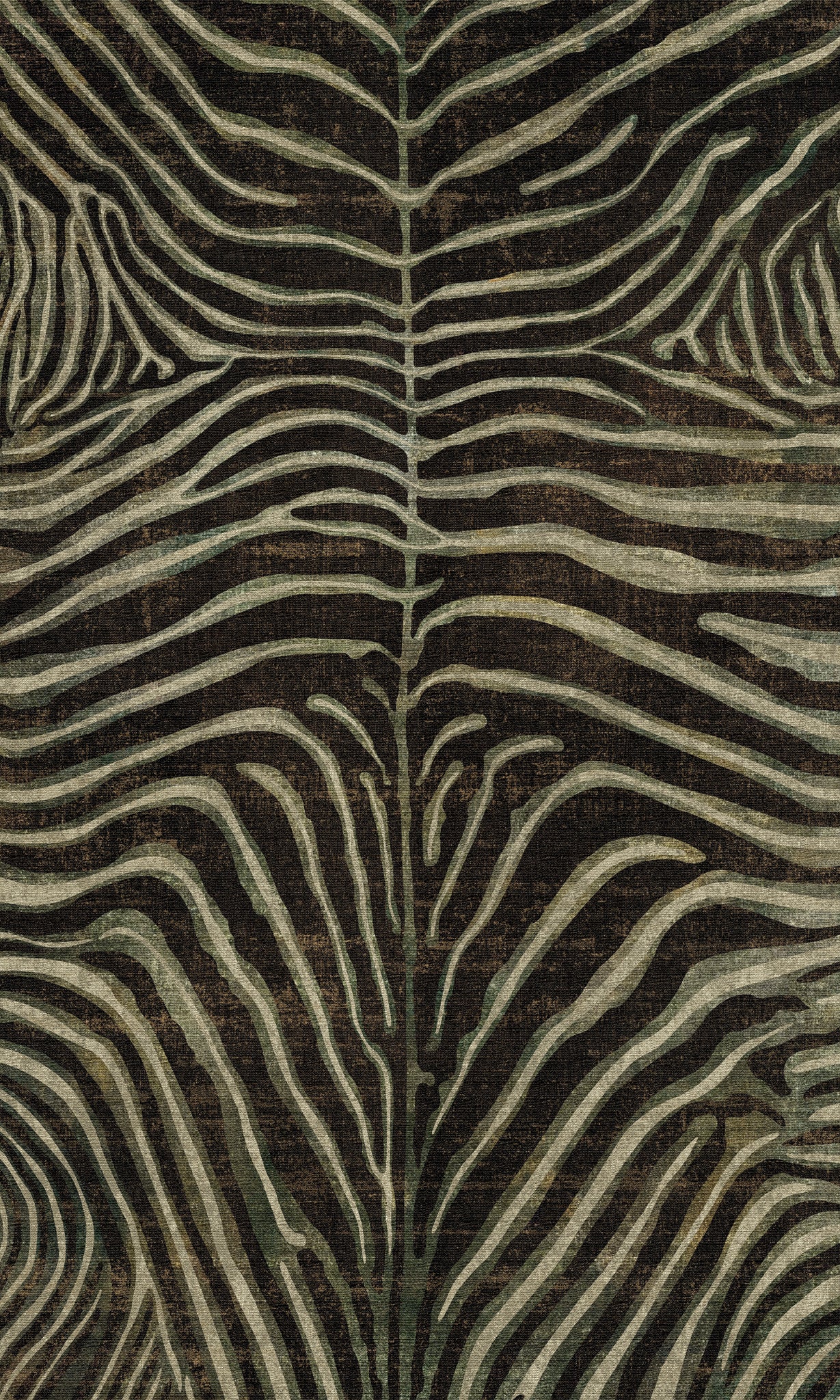 Lira Konstnärlig matta Zebra