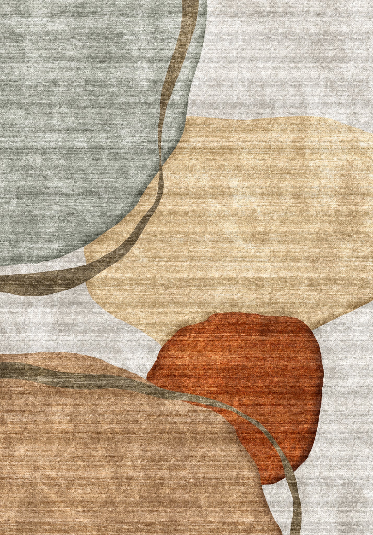 Gemma Abstract Form Rug