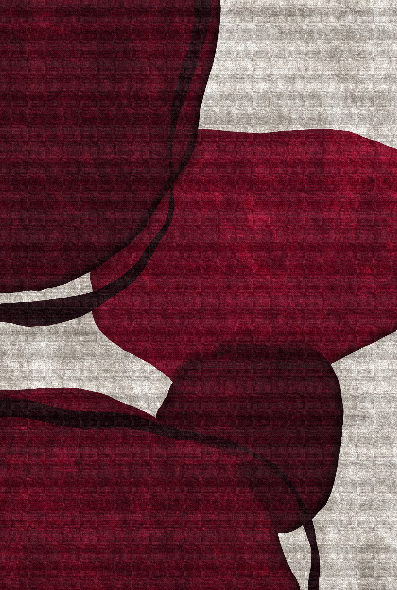 Gemma Abstrakt form-tæppe