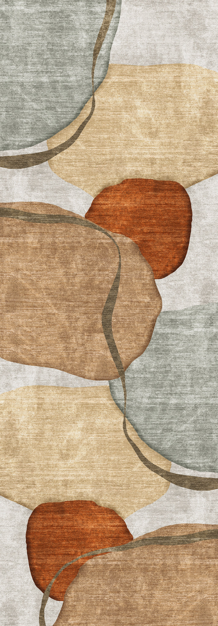 Gemma Abstrakt form-tæppe