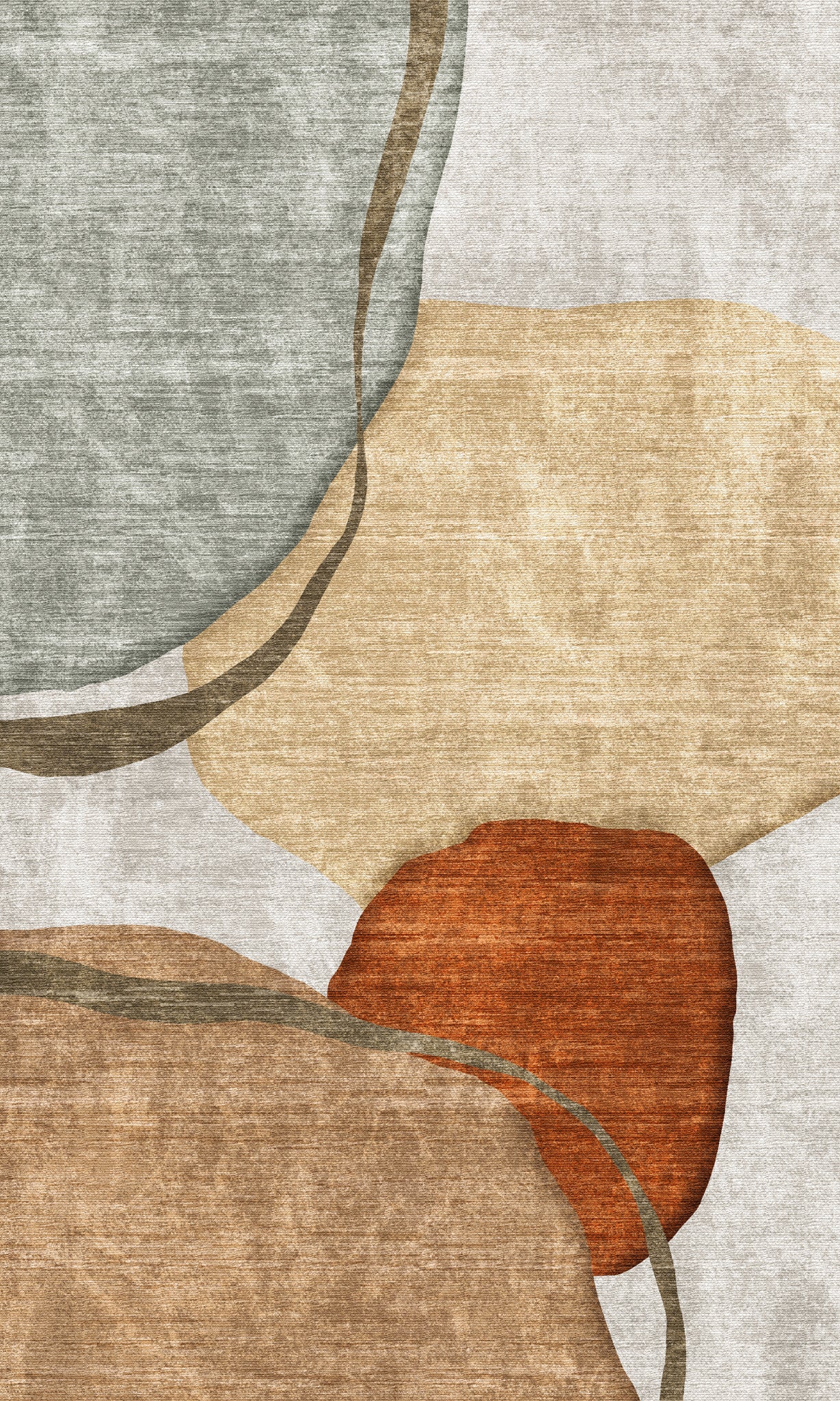 Gemma Килим с абстрактна форма