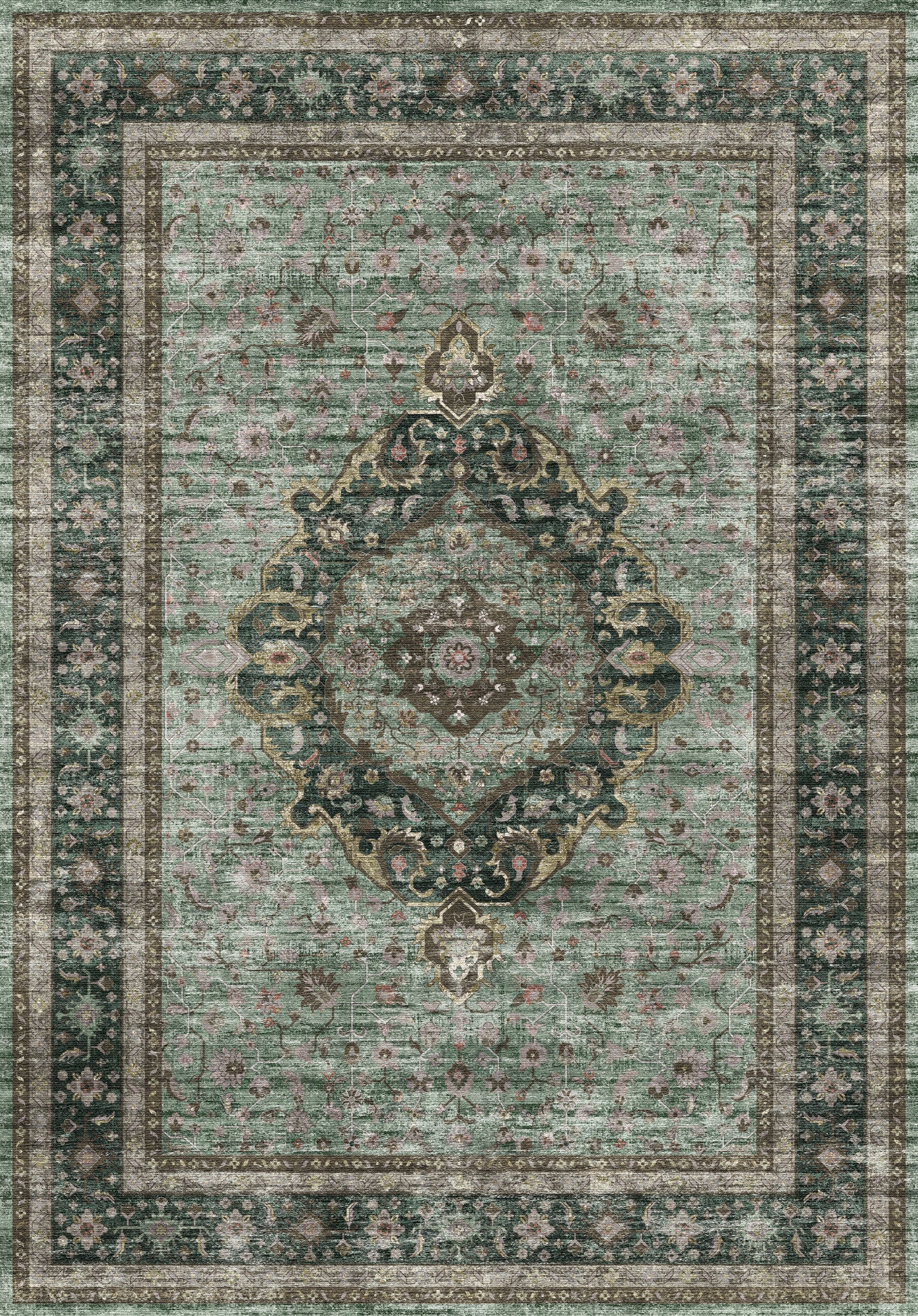 Leona Perski dywan z medalionem