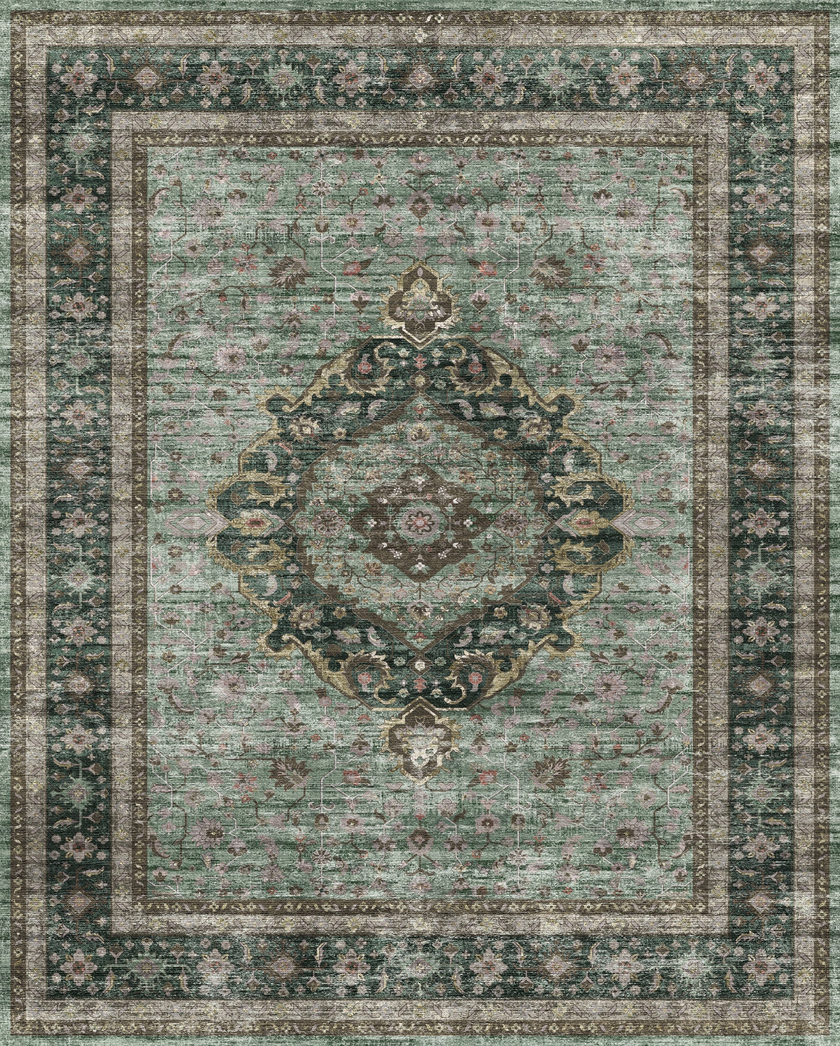 Leona Perski dywan z medalionem