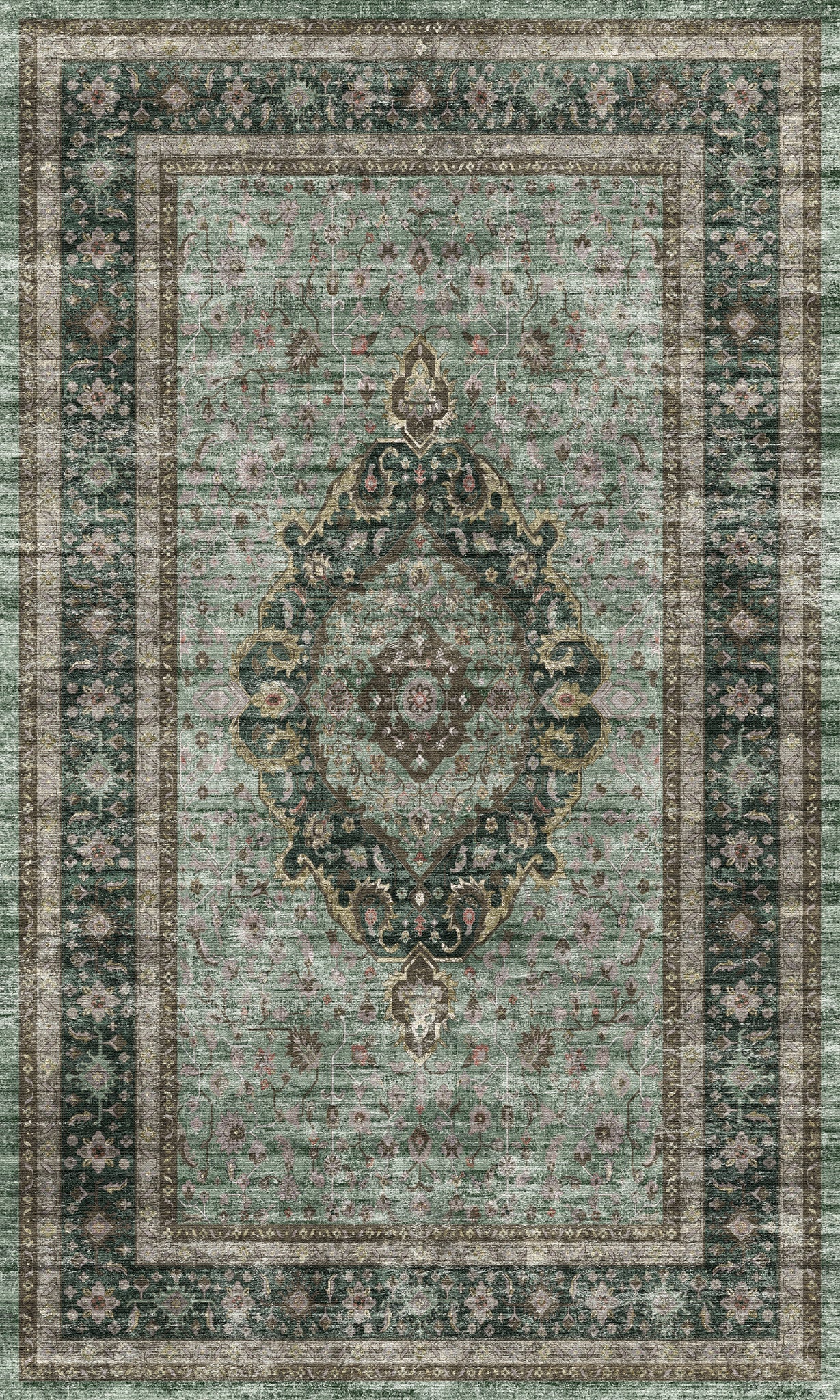 Leona Perski dywan z medalionem