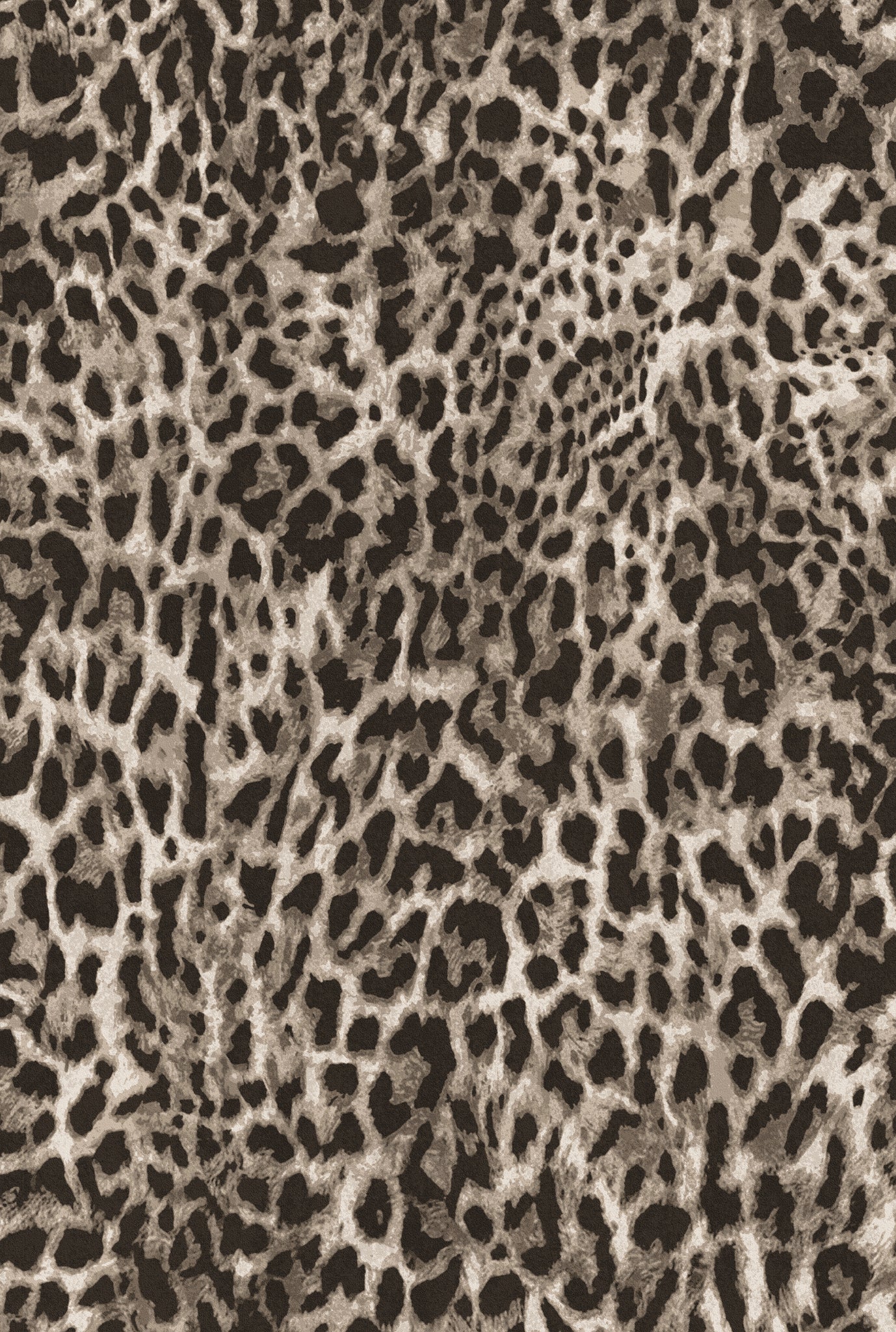 Cassie Tapis moderne à texture animale