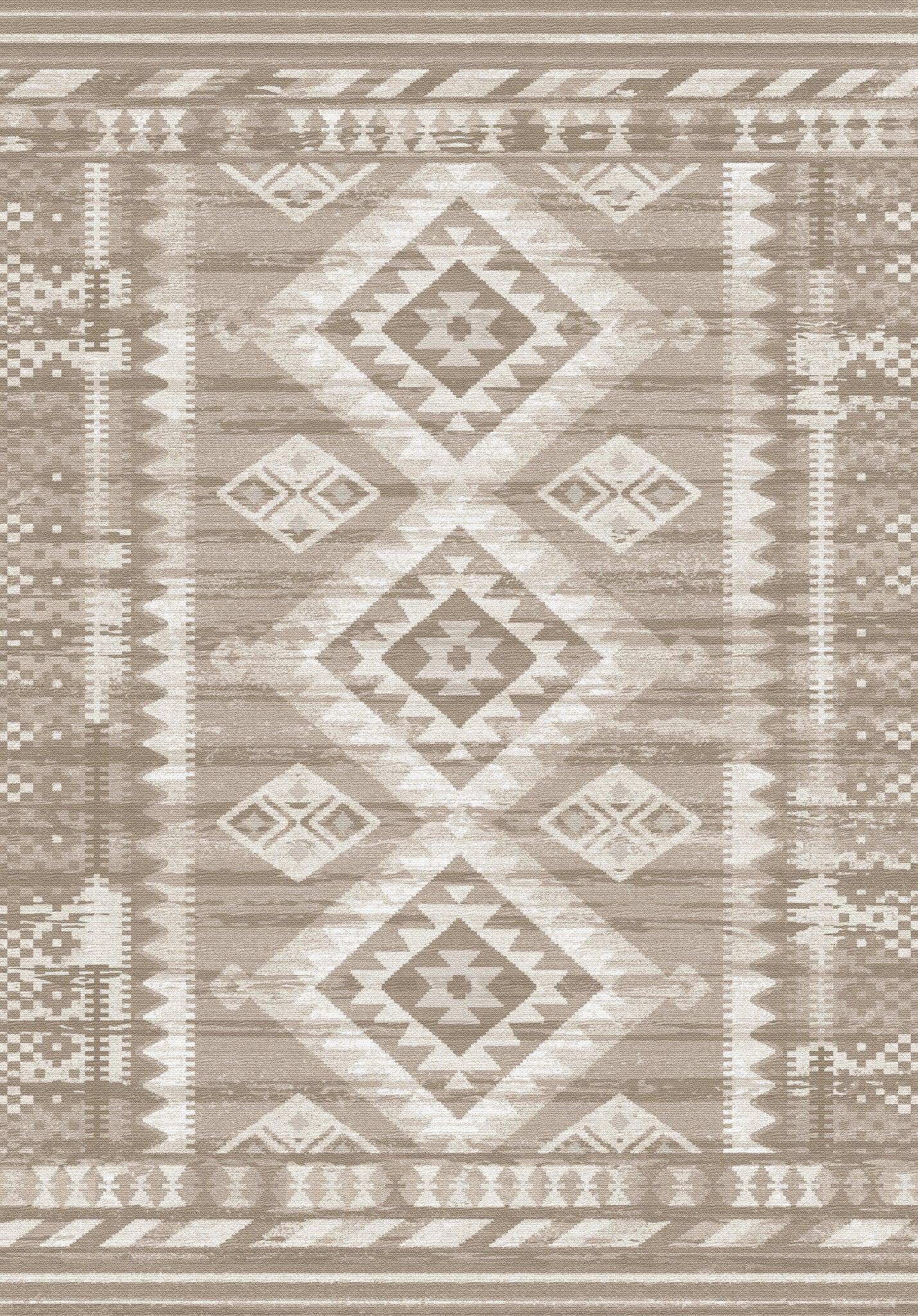 Suri Tribal Geometric Rug