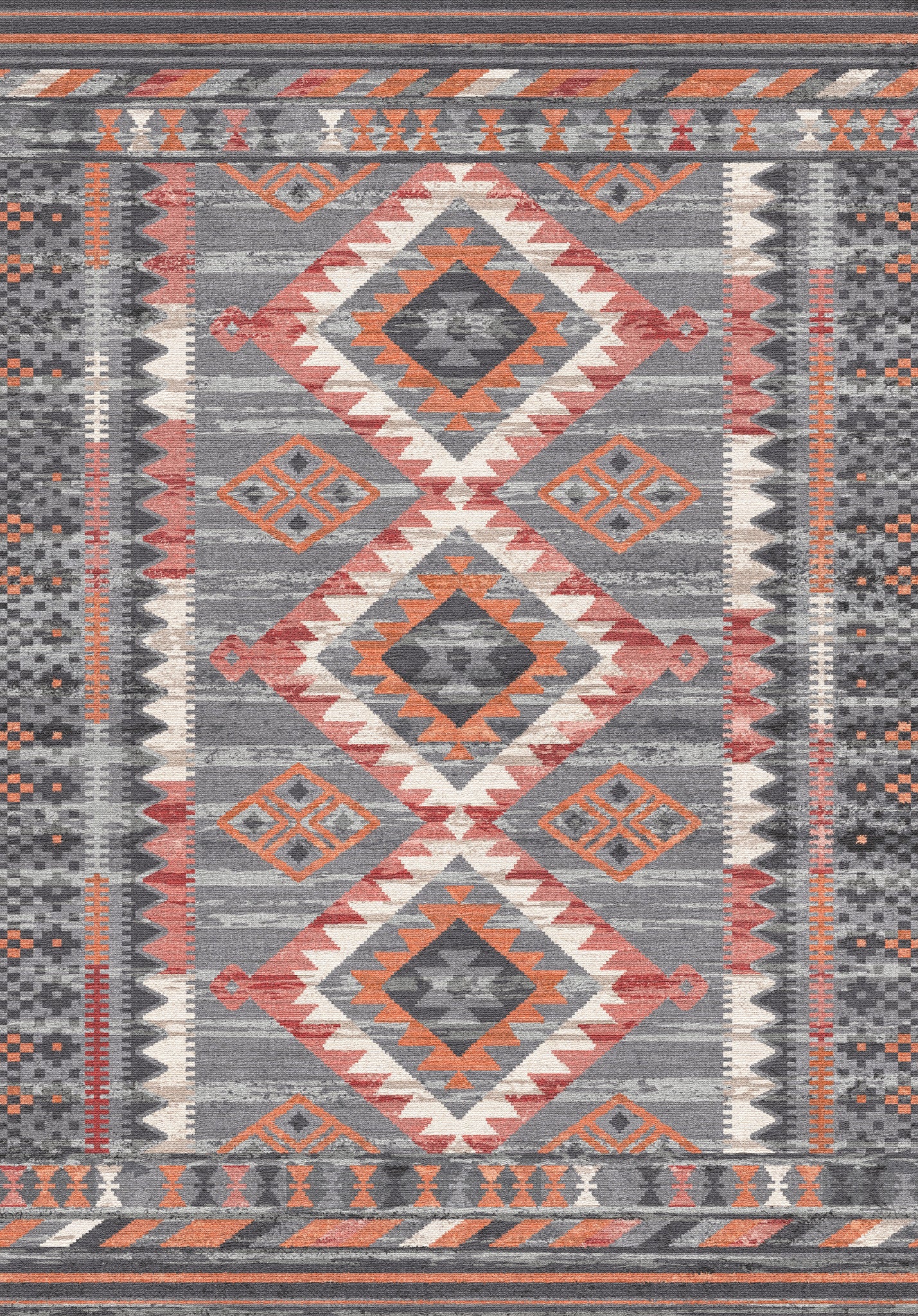 Suri Tribal Geometric Rug