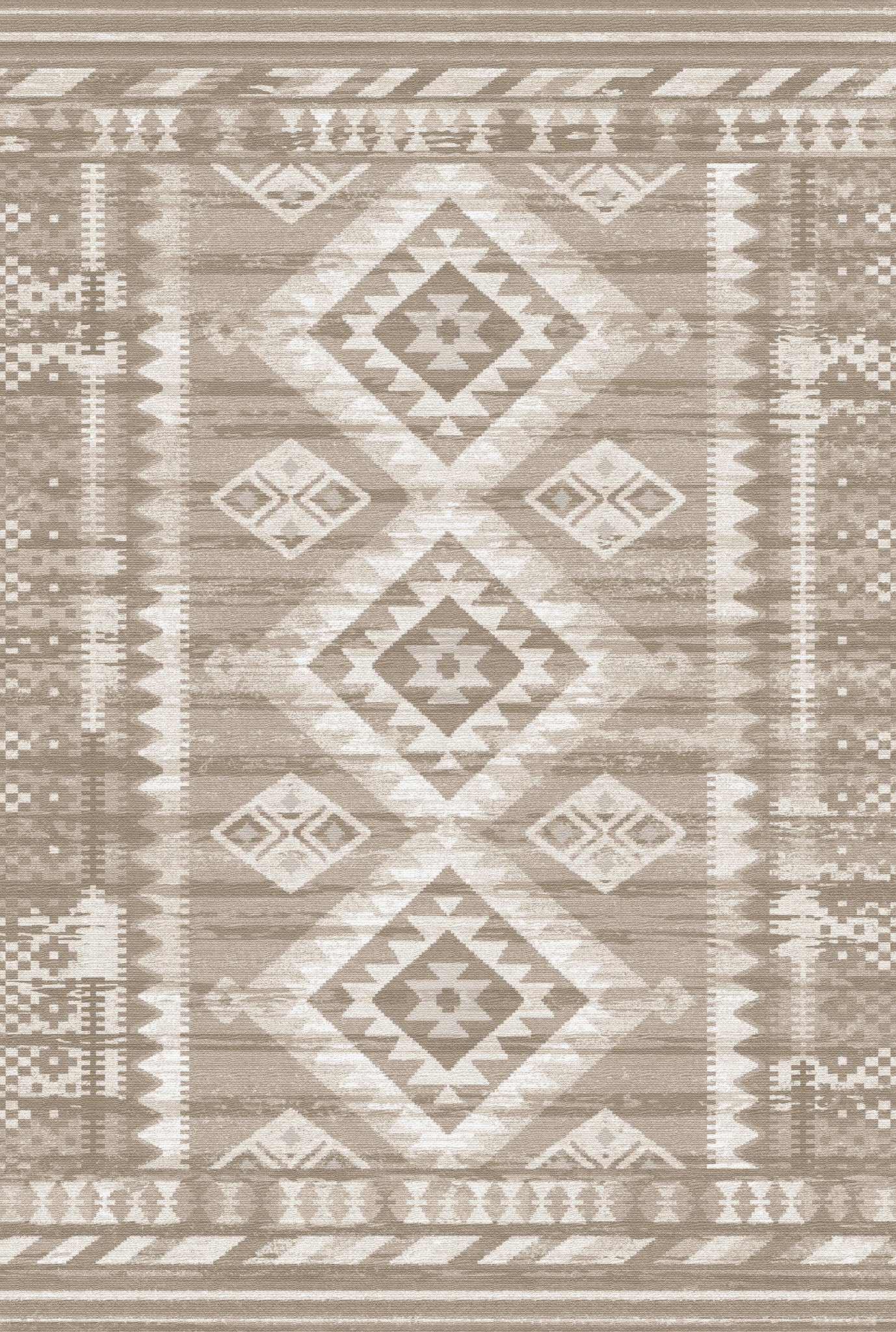 Suri Tribal Geometric Rug