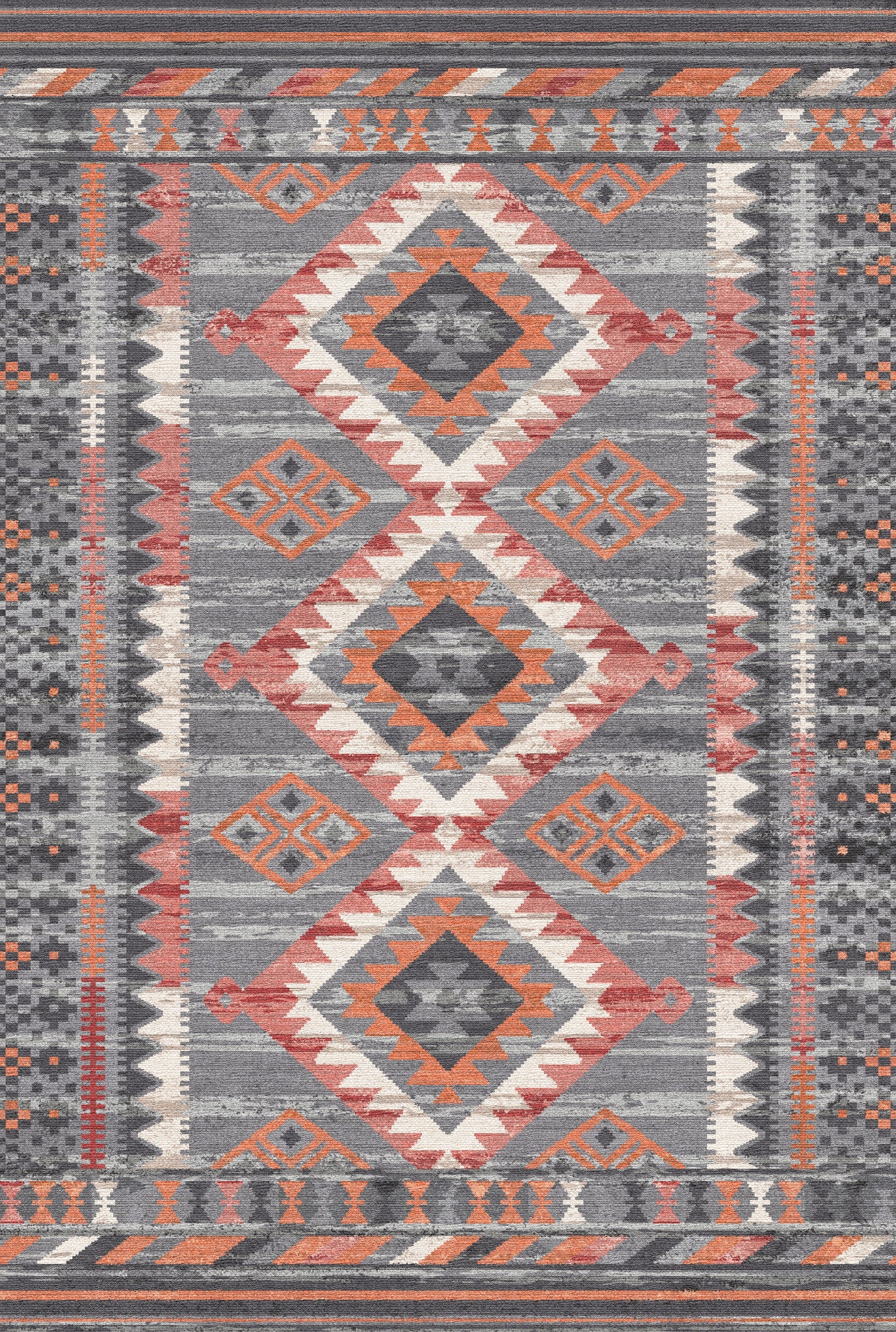 Suri Tribal Geometric Rug