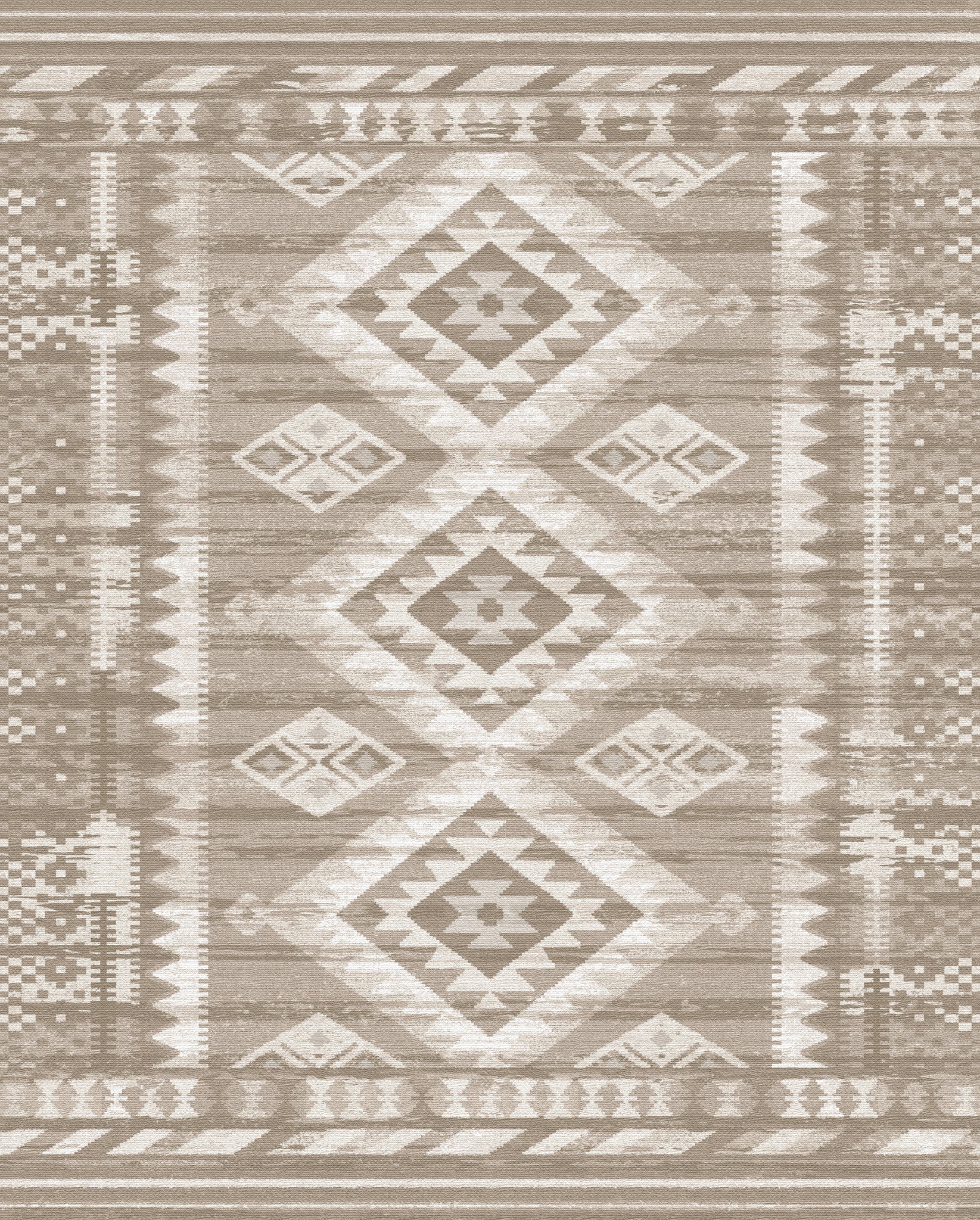 Suri Tribal Geometric Rug