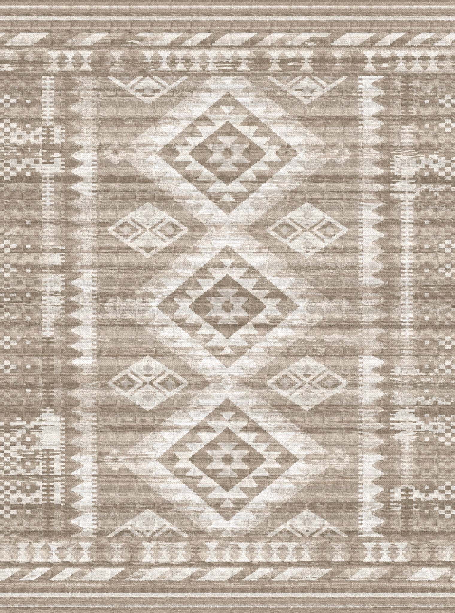 Suri Tribal Geometric Rug