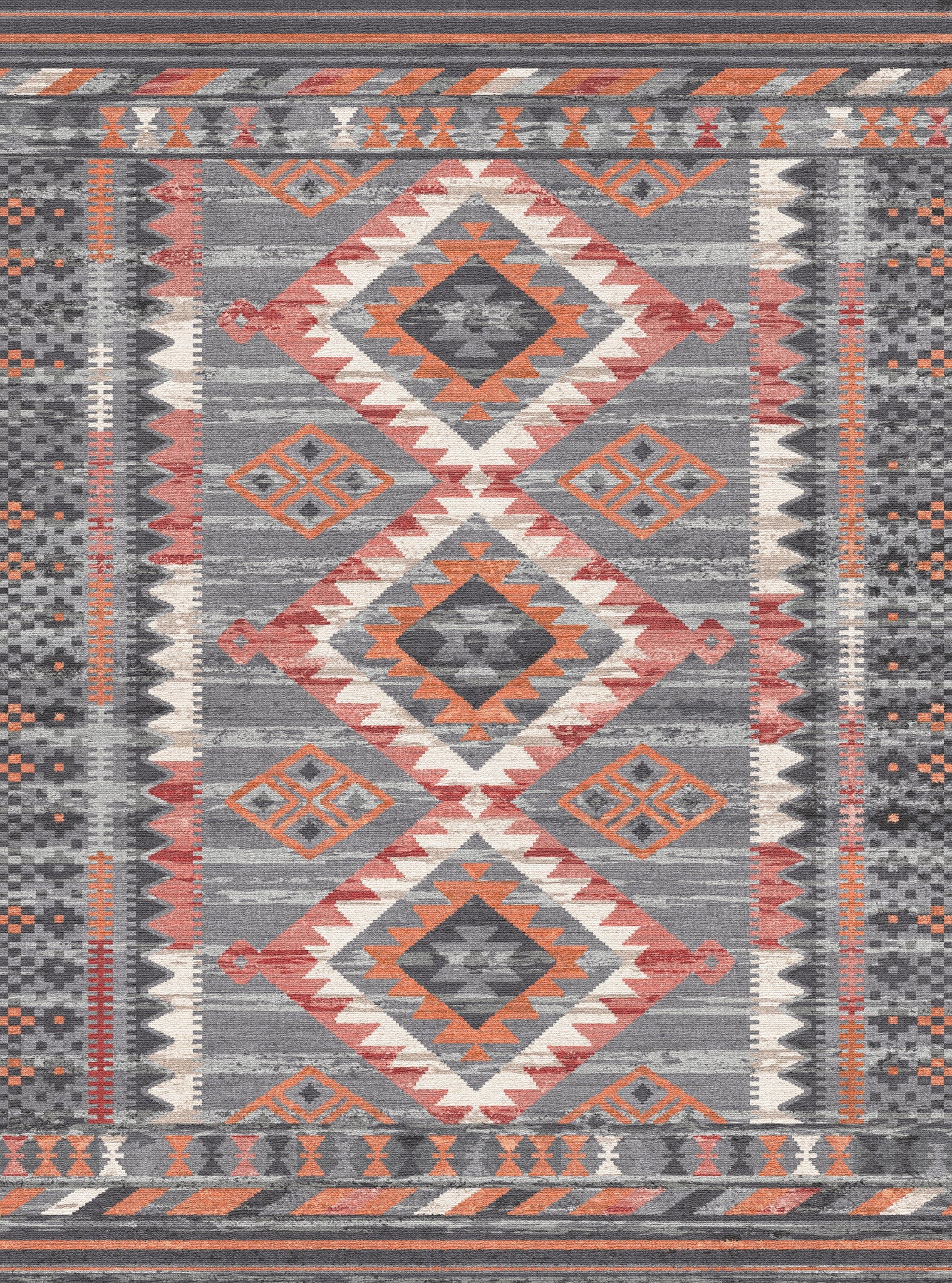 Suri Tribal Geometric Rug