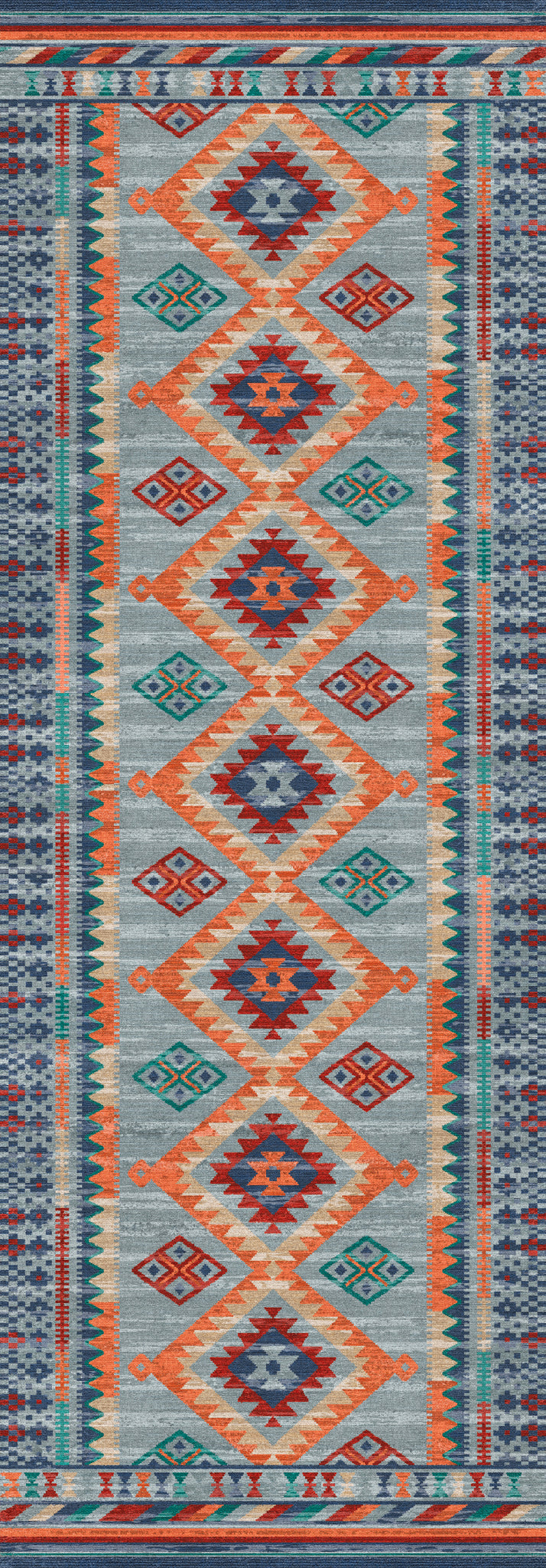 Suri Tribal Geometric Rug