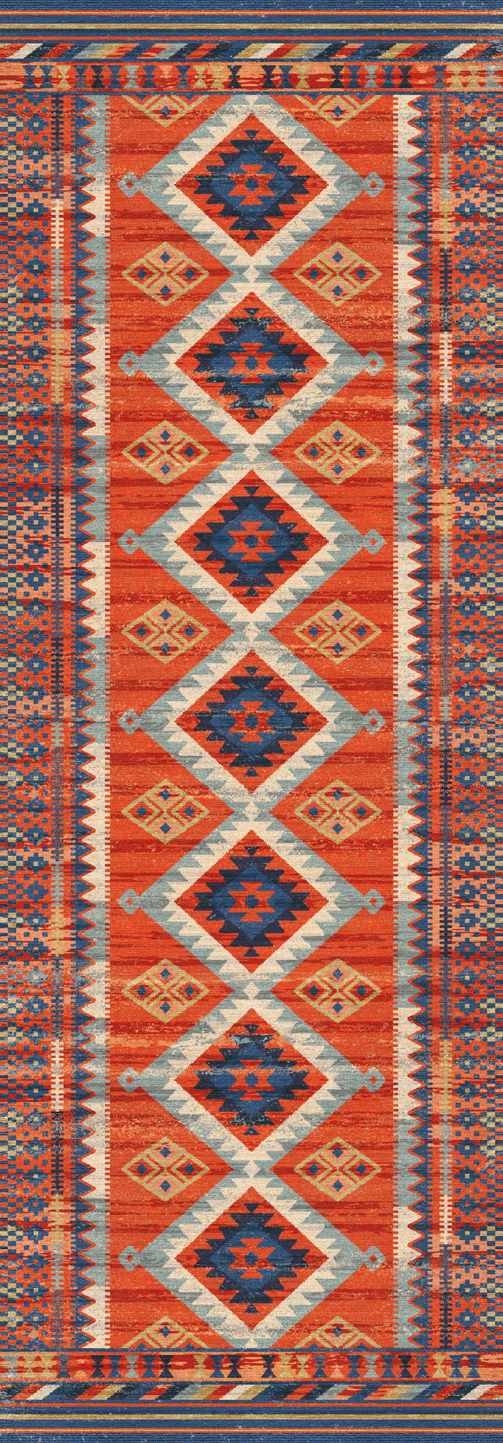 Suri Tribal Geometric Rug