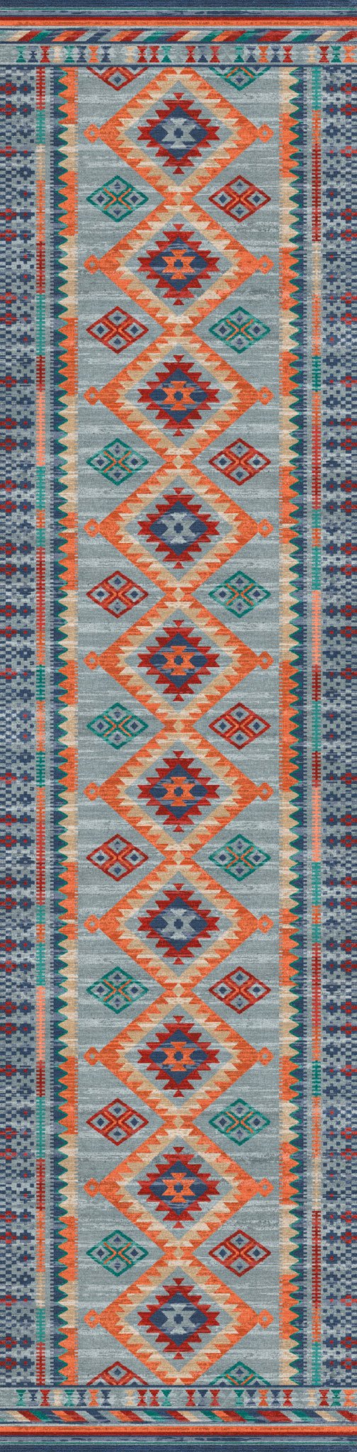 Suri Tribal Geometric Rug