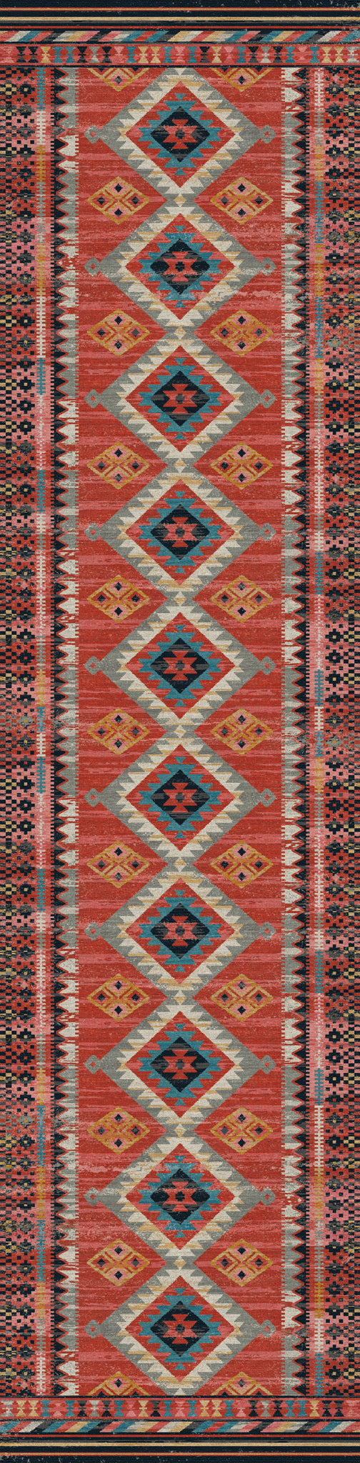 Suri Tribal Geometric Rug