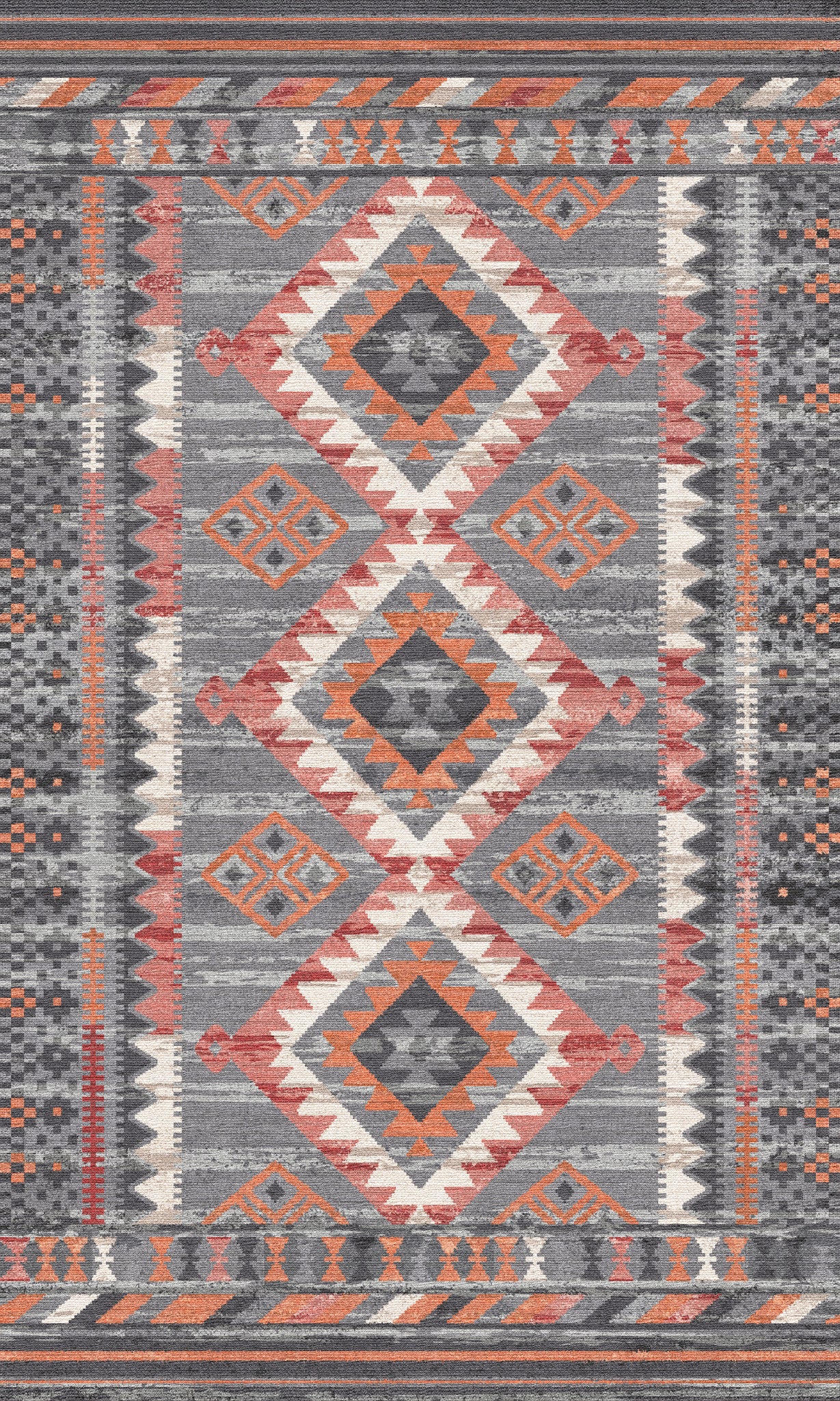 Suri Tribal Geometric Rug