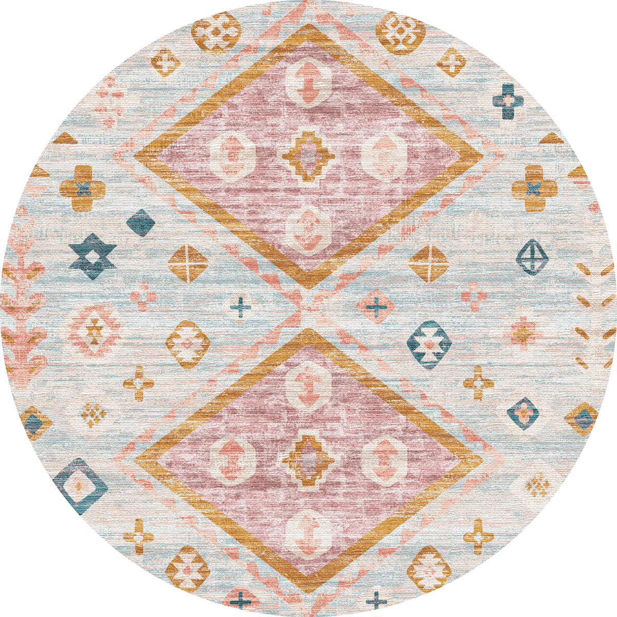 Amani Alfombra moderna Boho Diamond