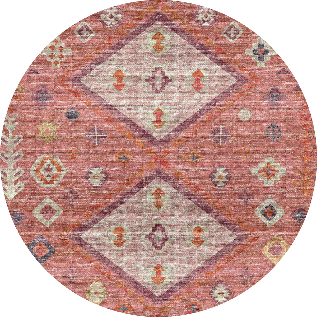 Amani Alfombra moderna Boho Diamond