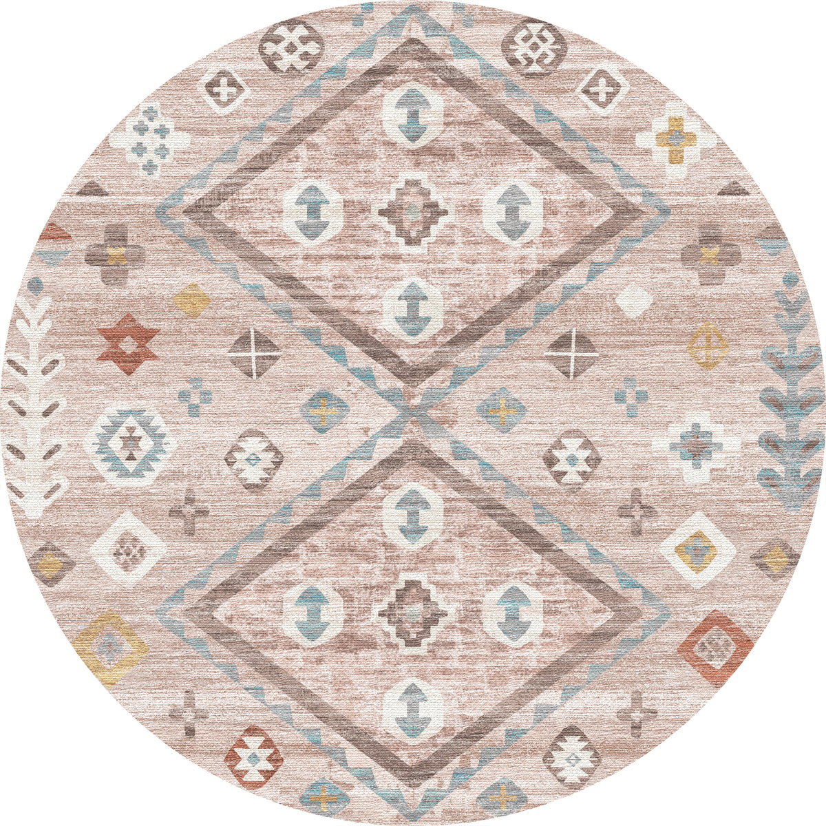 Amani Alfombra moderna Boho Diamond
