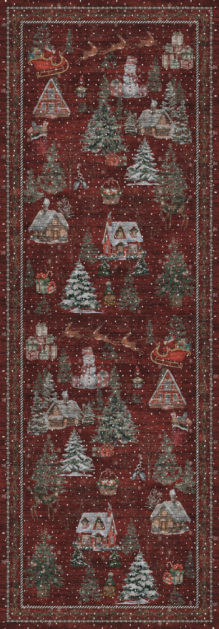 Merry Килим за коледно село