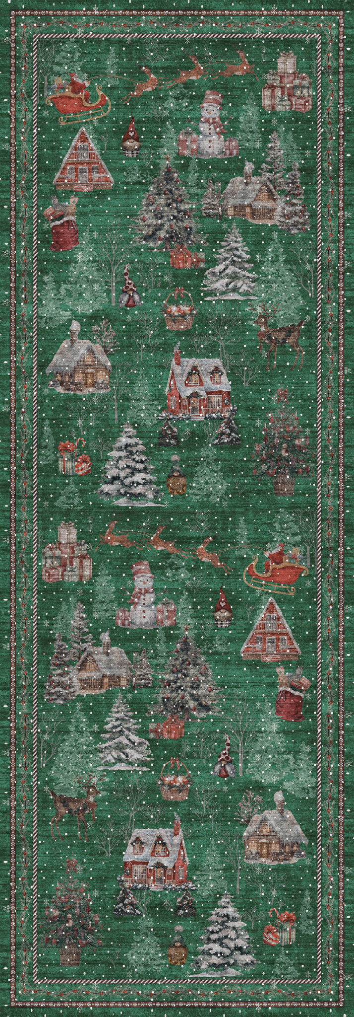 Merry Килим за коледно село