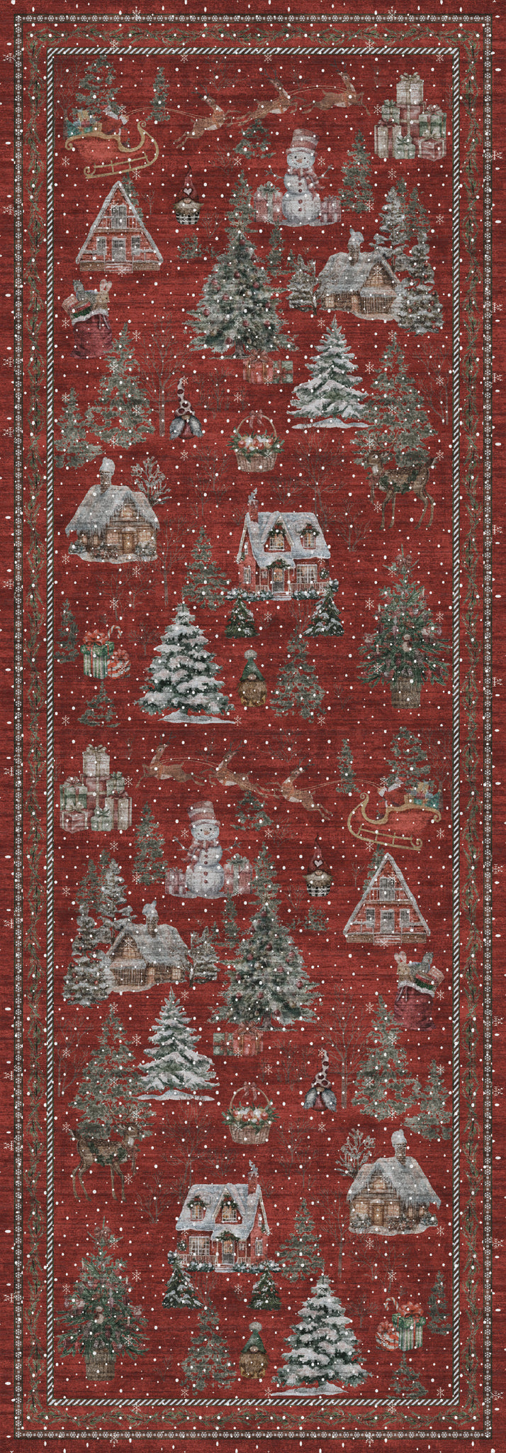 Merry Килим за коледно село