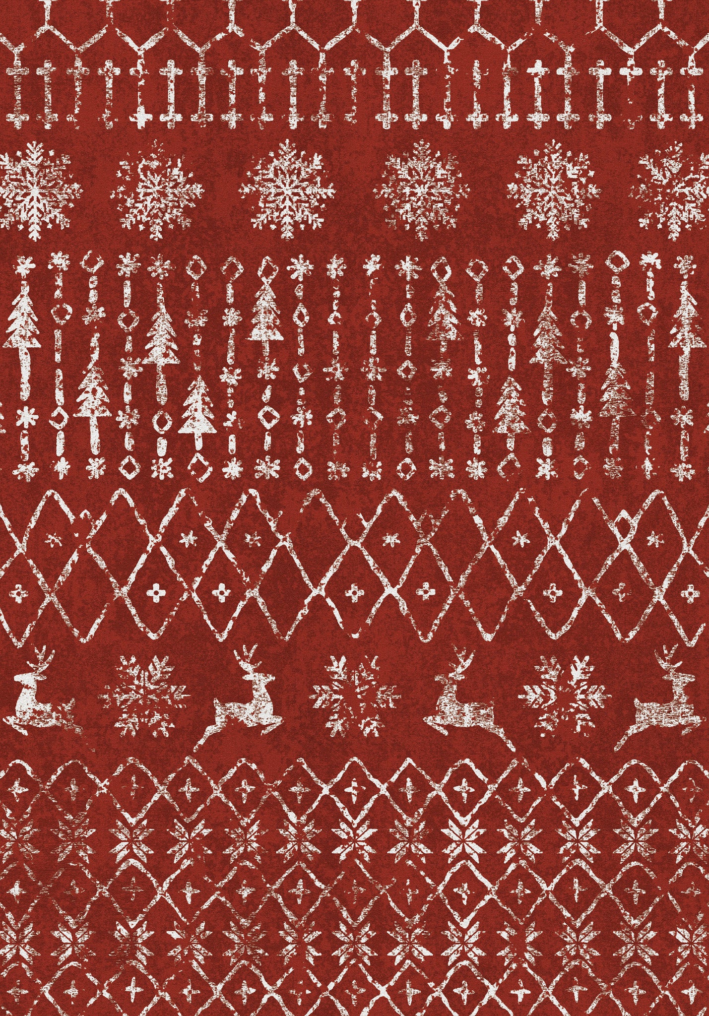 Elsie Килим с коледен модел