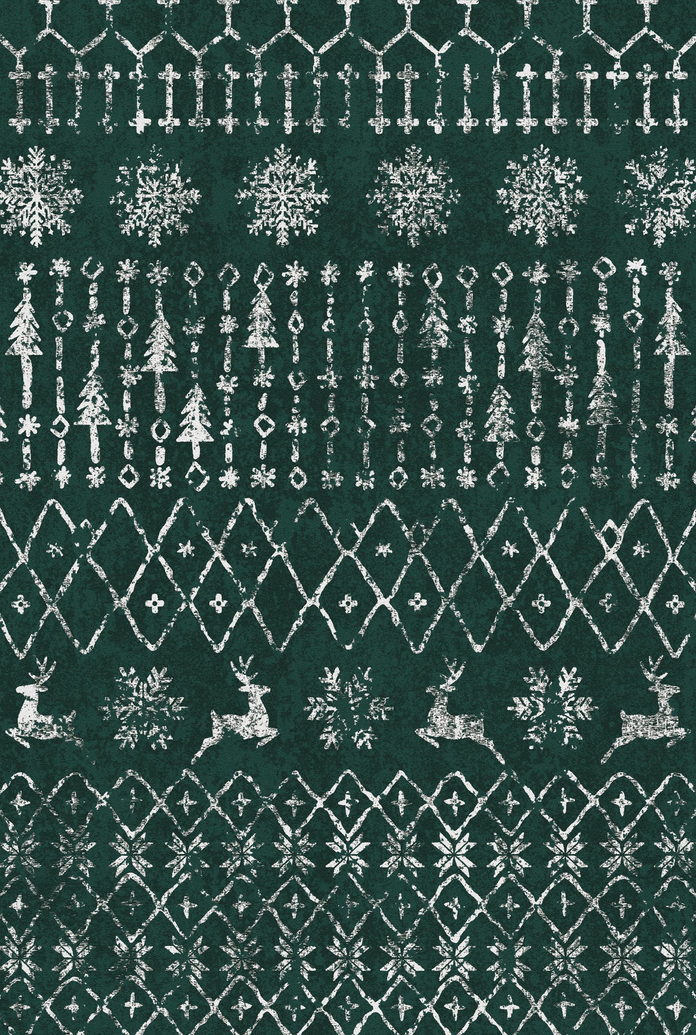 Elsie Килим с коледен модел