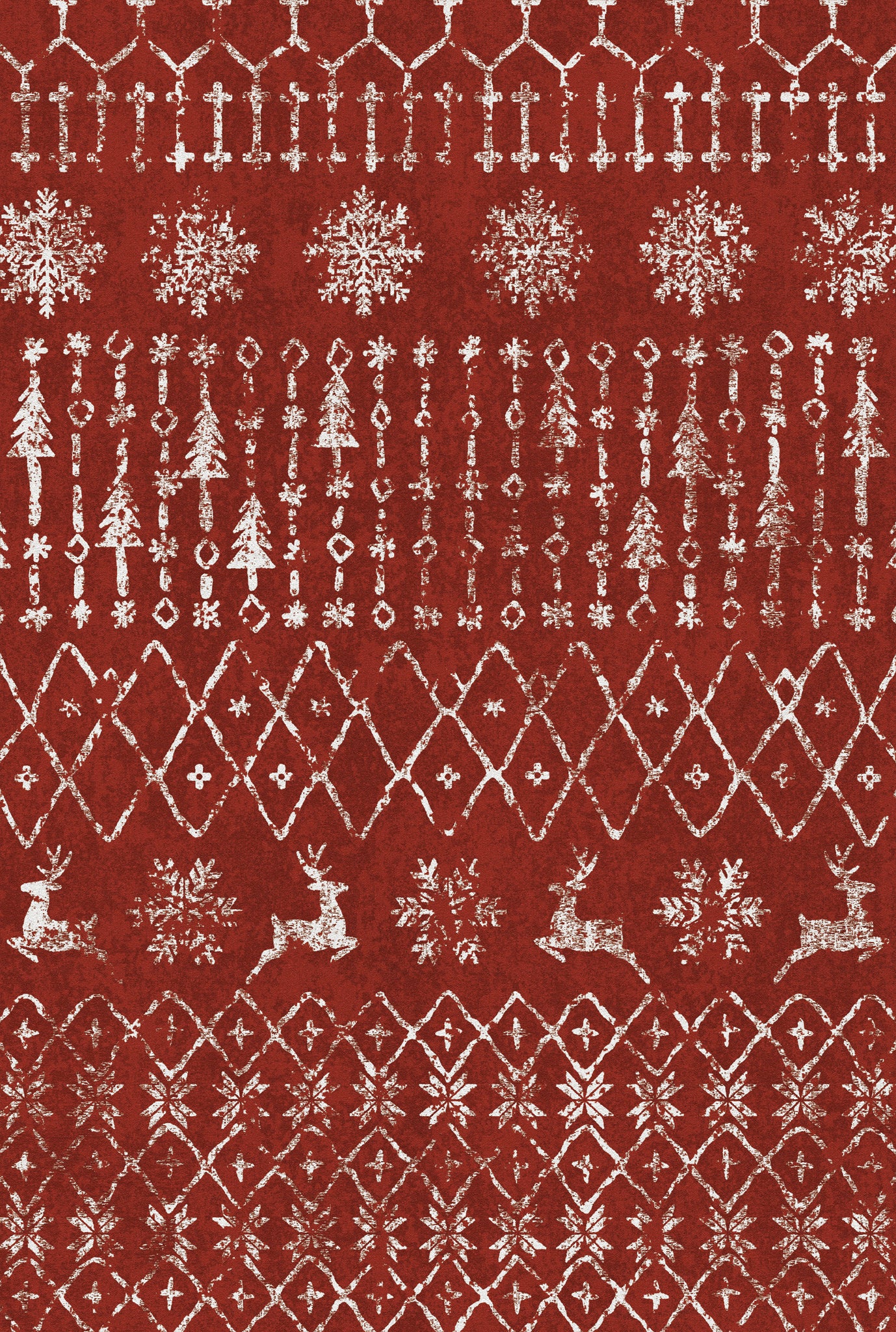 Elsie Килим с коледен модел